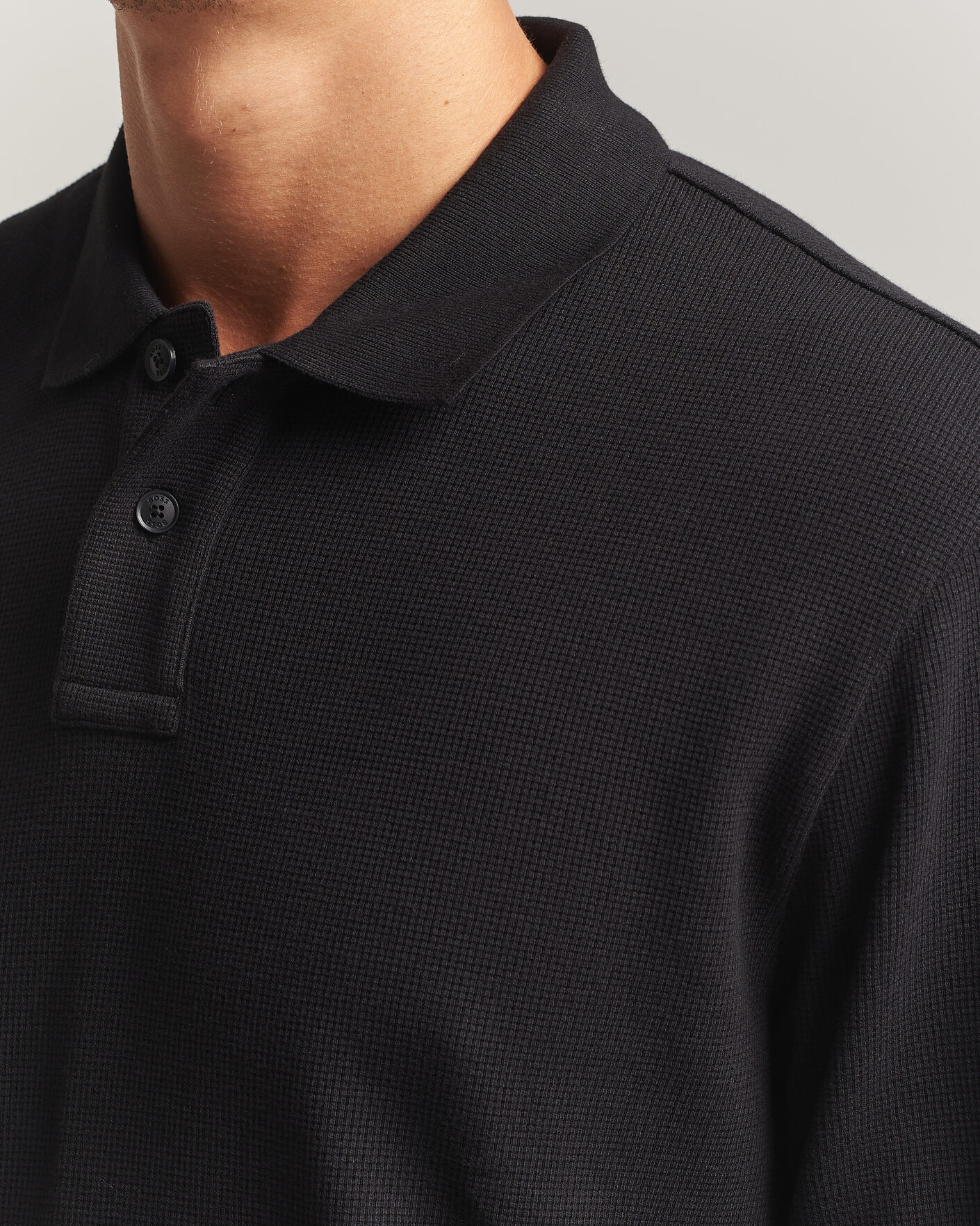 Hombres | Jerséis y prendas de punto | BOSS ORANGE | Petempesto Polo Sweater Black