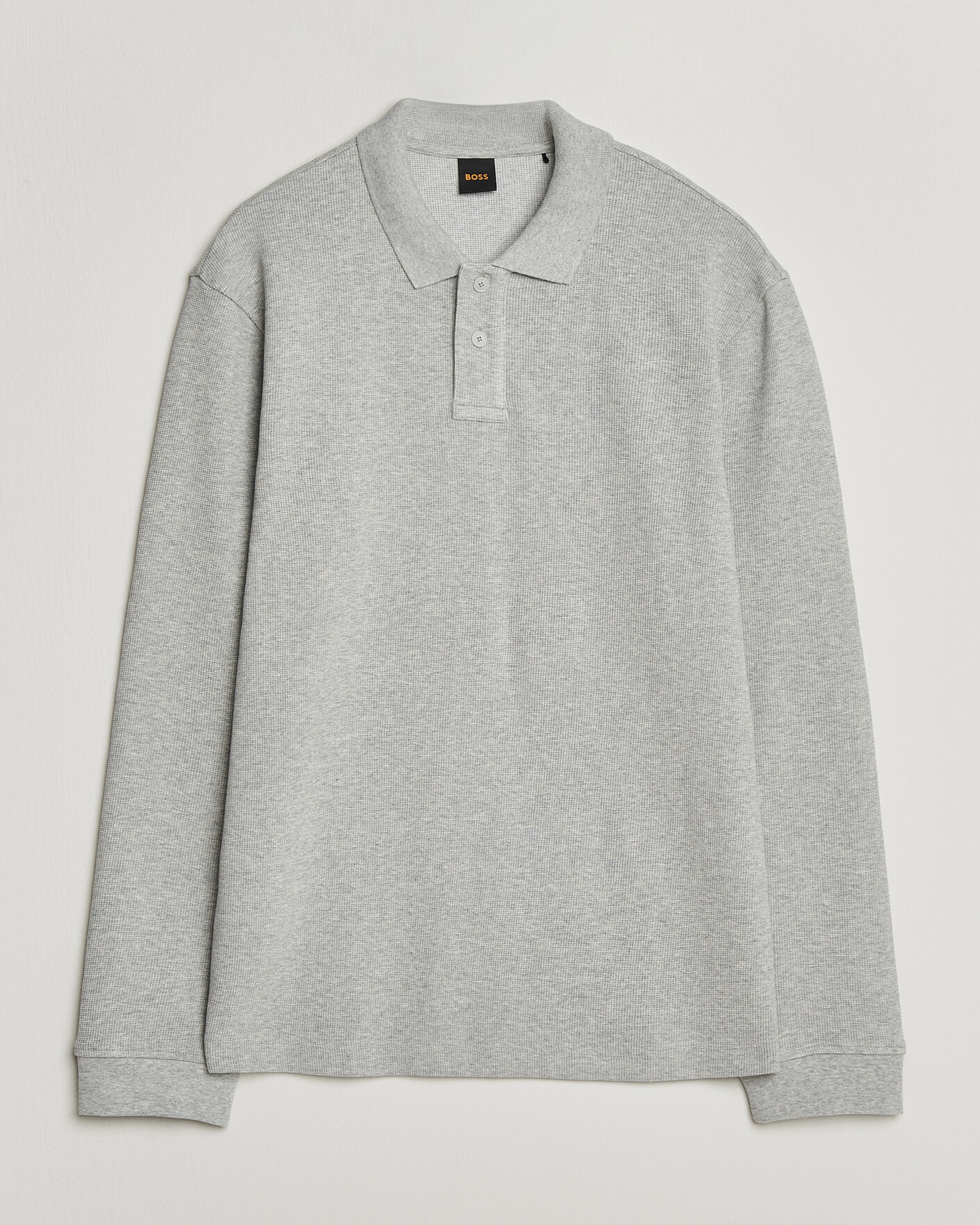 Hombres | Jerséis y prendas de punto | BOSS ORANGE | Petempesto Polo Sweater Open Grey