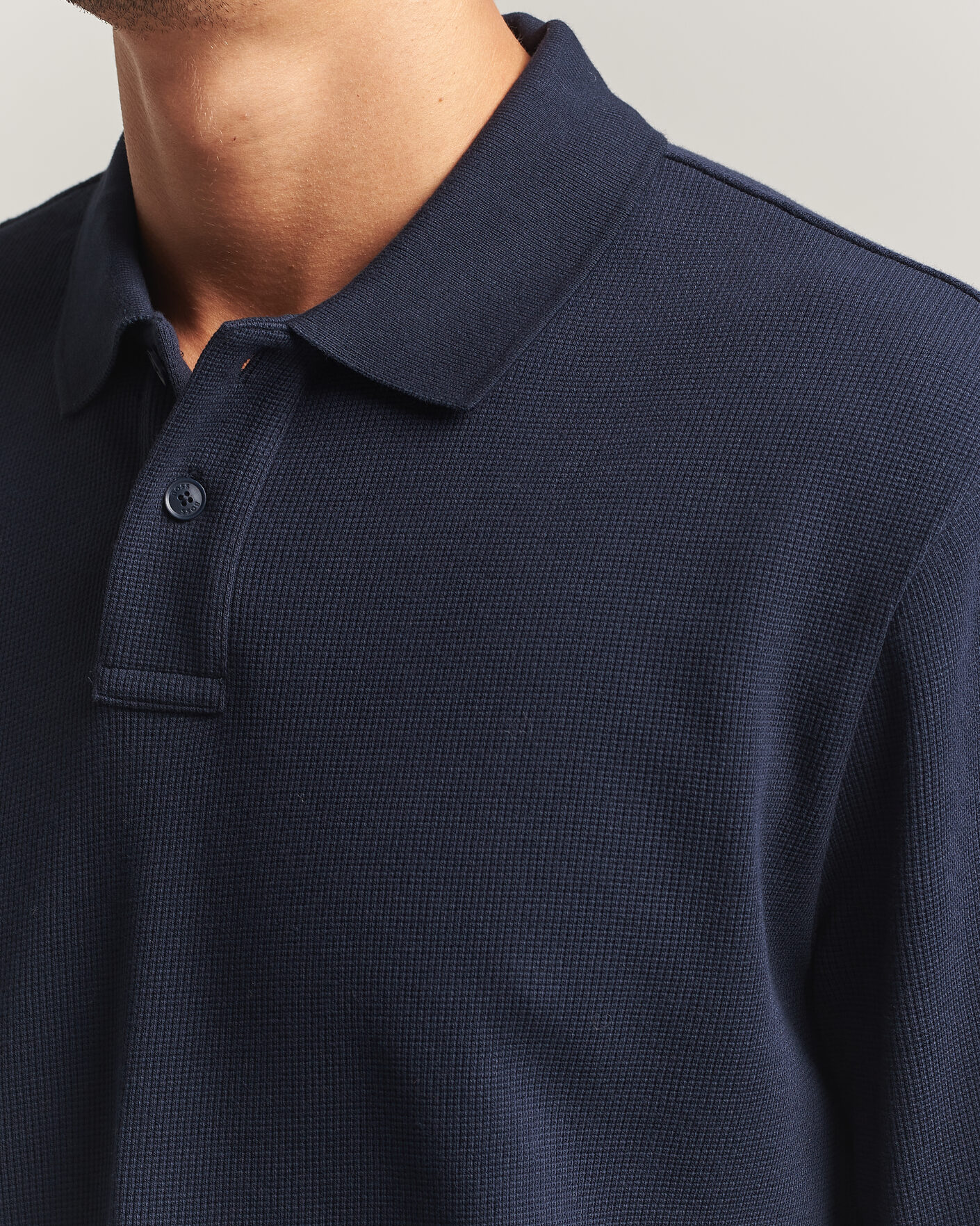 Hombres | Jerséis y prendas de punto | BOSS ORANGE | Petempesto Polo Sweater Dark Blue