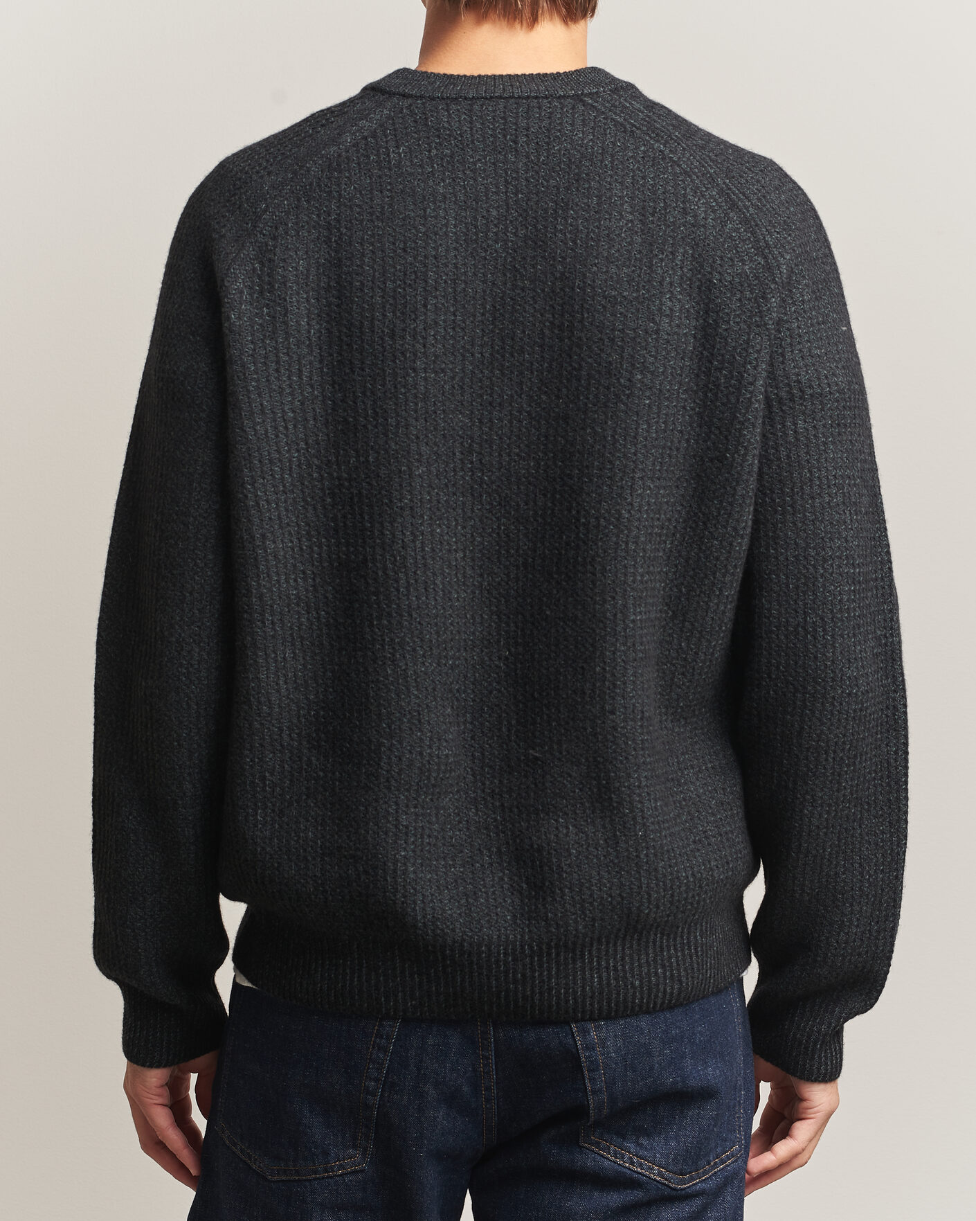 Hombres | Jerséis y prendas de punto | BOSS ORANGE | Kepler Wool Knitted Sweater Black