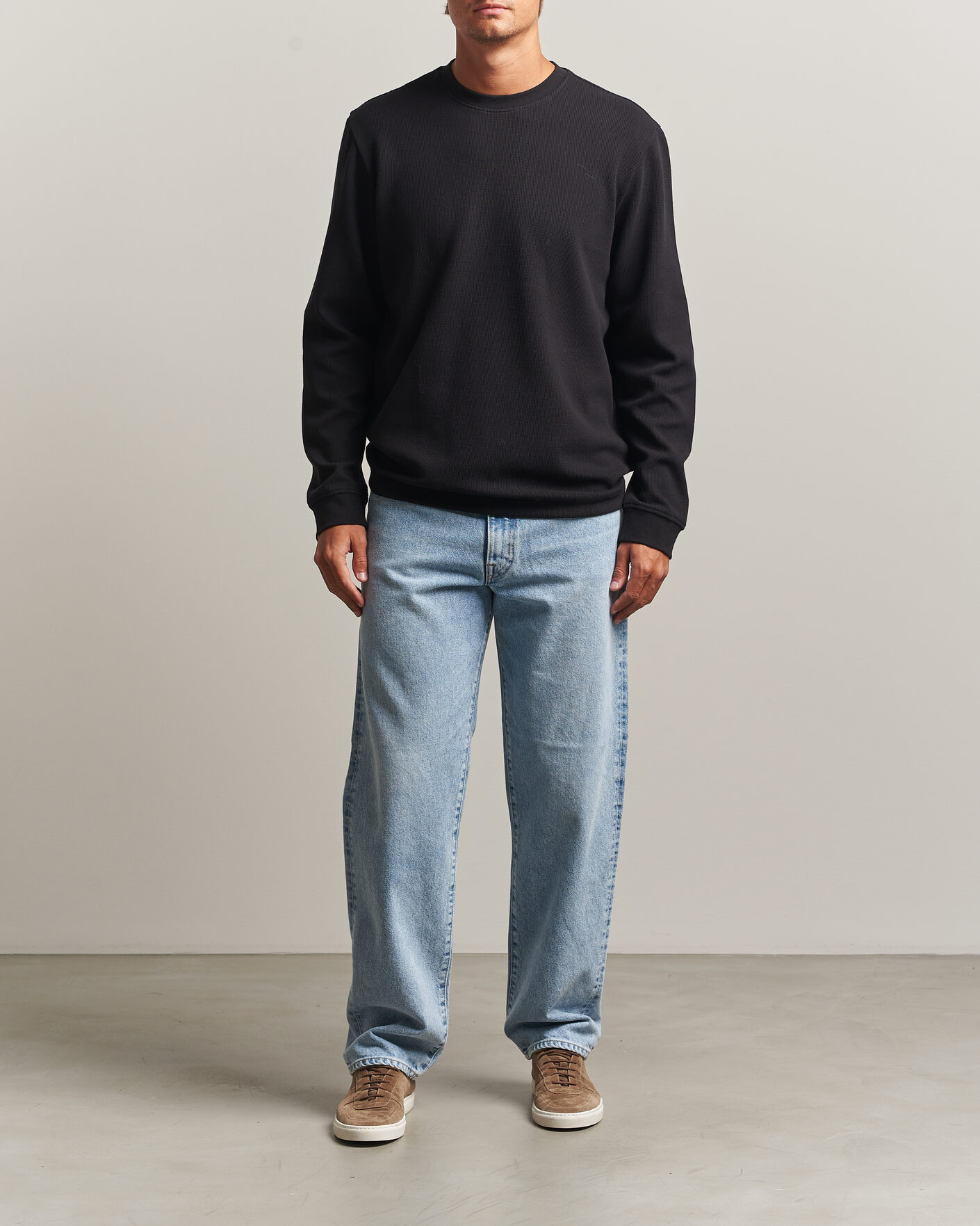 Hombres | Jerséis y prendas de punto | BOSS ORANGE | Tempesto Sweater Black