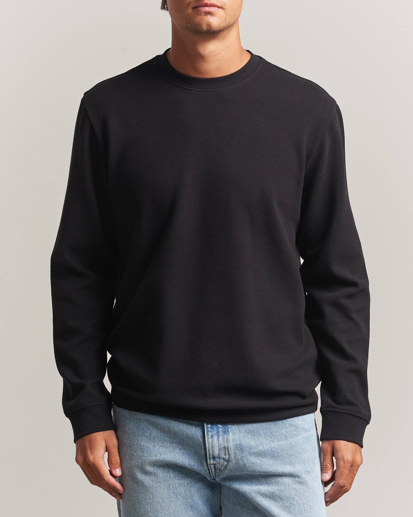 Hombres | Jerséis y prendas de punto | BOSS ORANGE | Tempesto Sweater Black