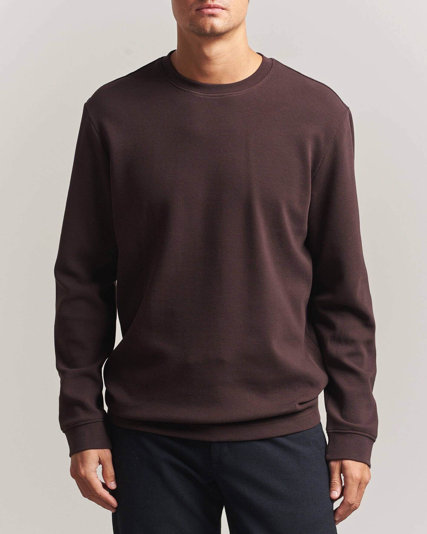Hombres | Jerséis y prendas de punto | BOSS ORANGE | Tempesto Sweater Dark Brown