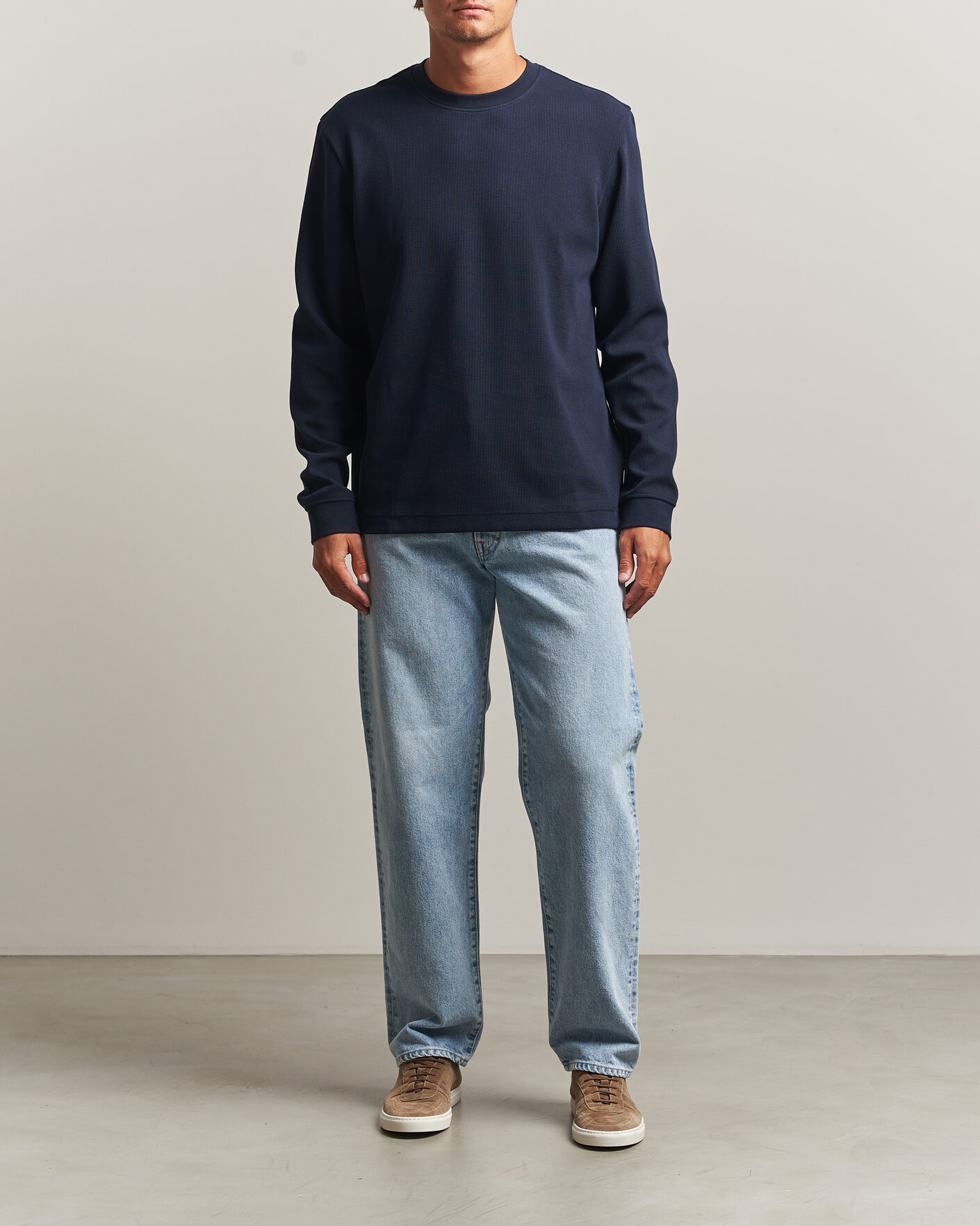 Hombres | Jerséis y prendas de punto | BOSS ORANGE | Tempesto Sweater Dark Blue