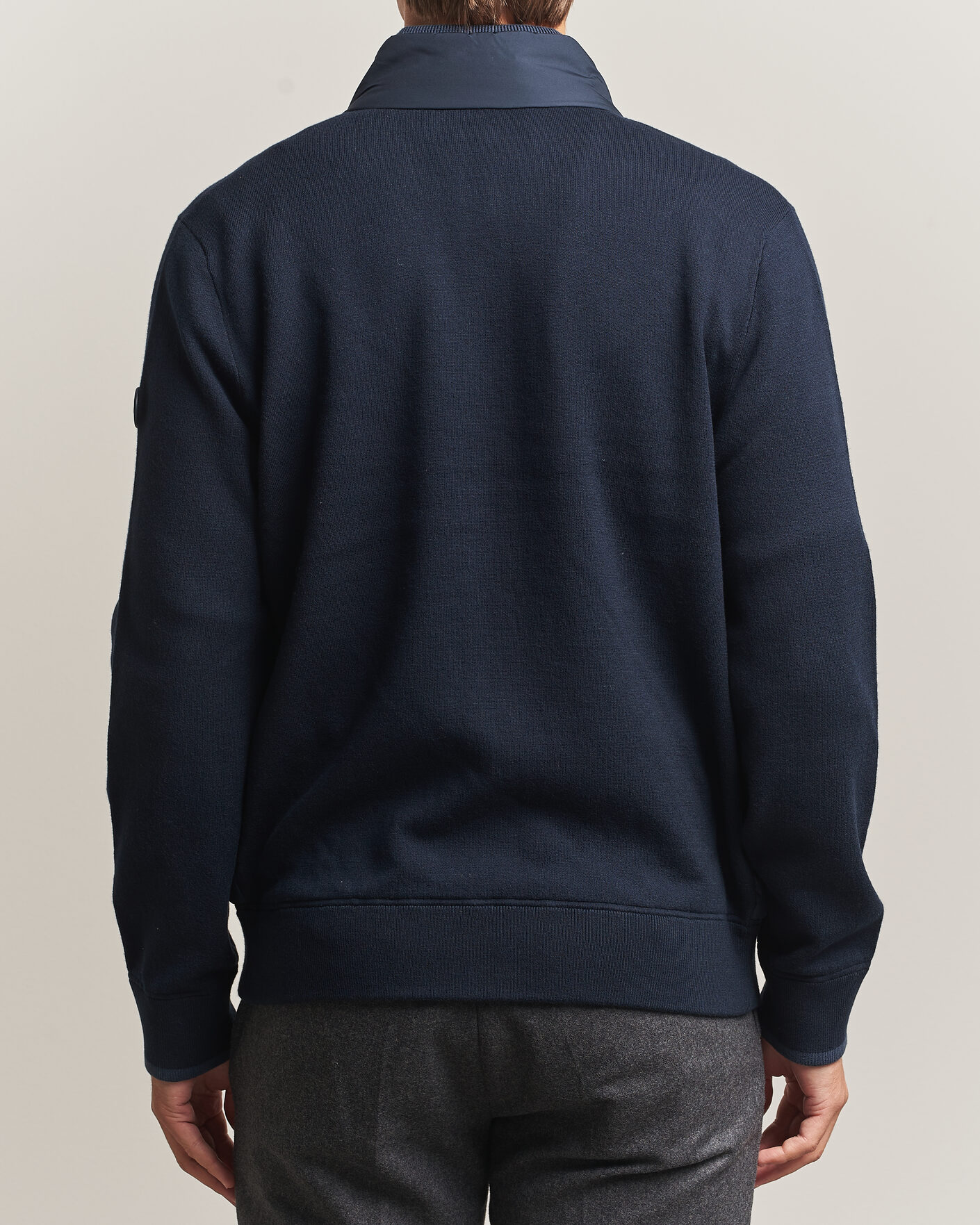 Hombres | Abrigos y chaquetas | BOSS BLACK | Facente Hybrid Jacket Dark Blue