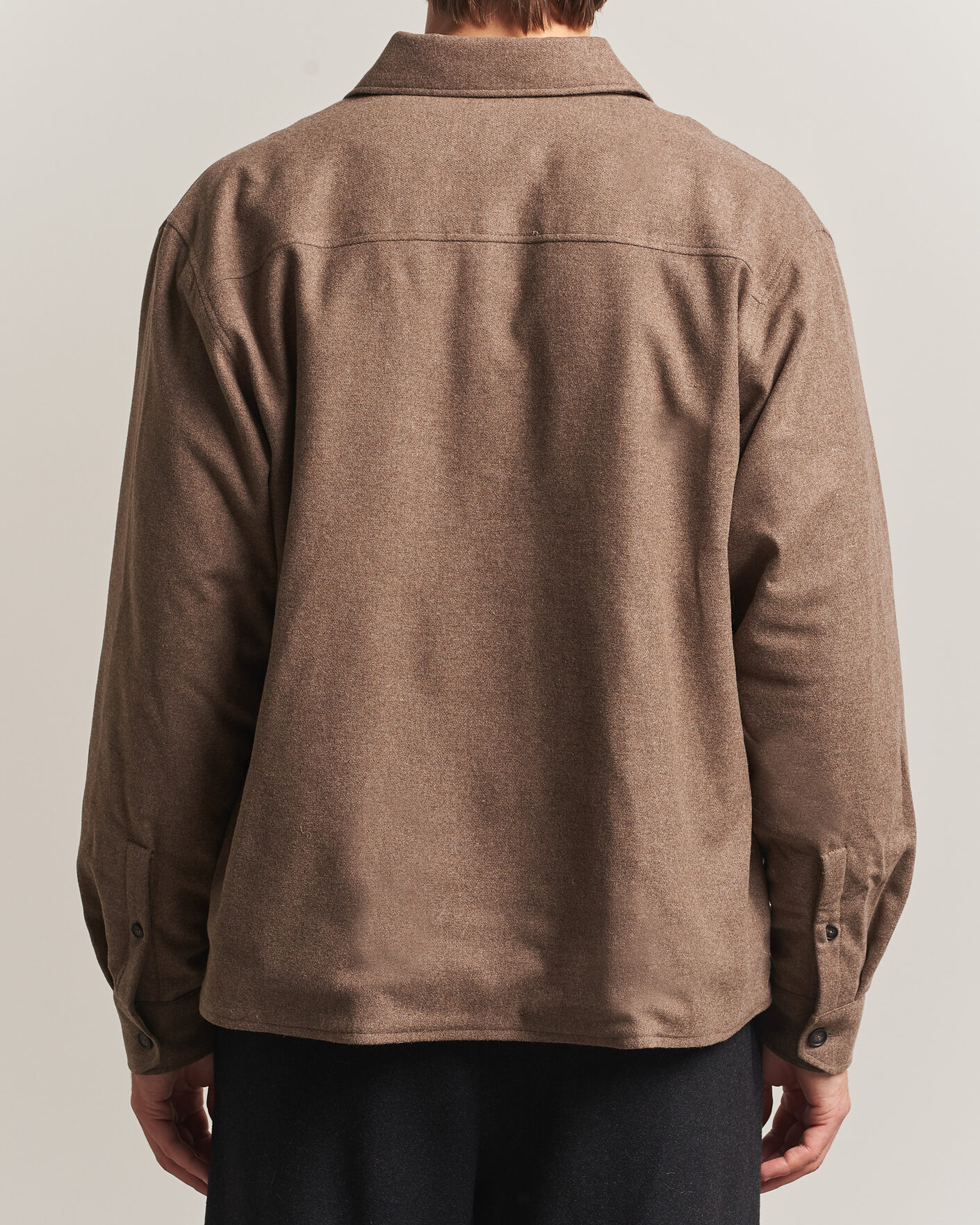 Hombres | Camisas | BOSS BLACK | Colin Brushed Pocket Overshirt Open Brown