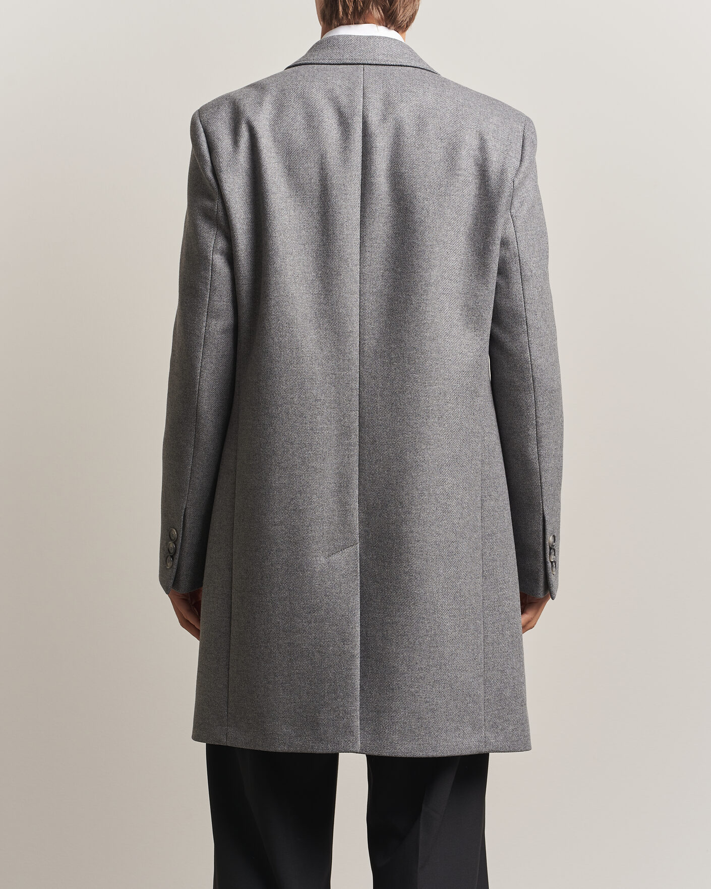 Hombres | Abrigos y chaquetas | BOSS BLACK | Hyde Wool Coat Medium Grey