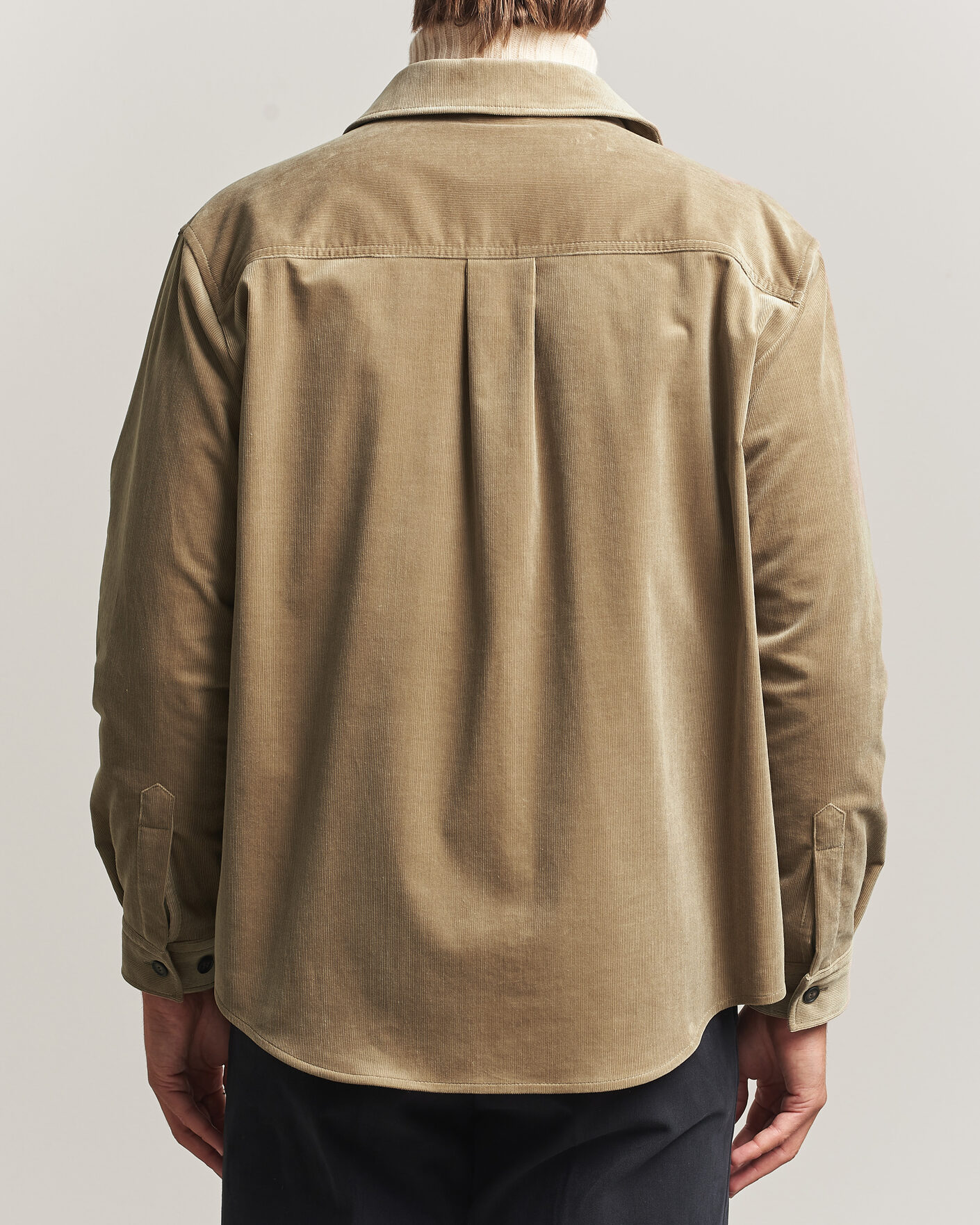 Hombres | Camisas | BOSS BLACK | Carper Corduroy Overshirt Open Brown