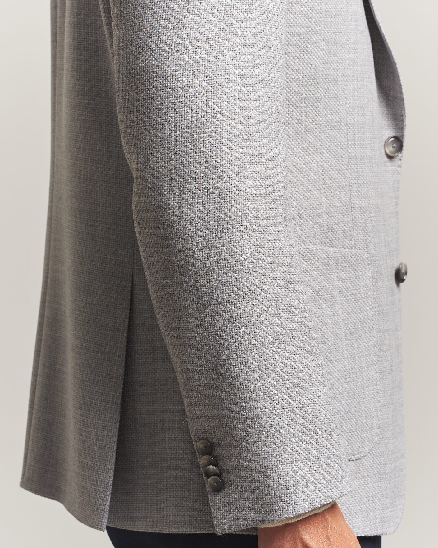 Hombres | Blazers | BOSS BLACK | Hutson Wool Patch Pocket Blazer Light Grey