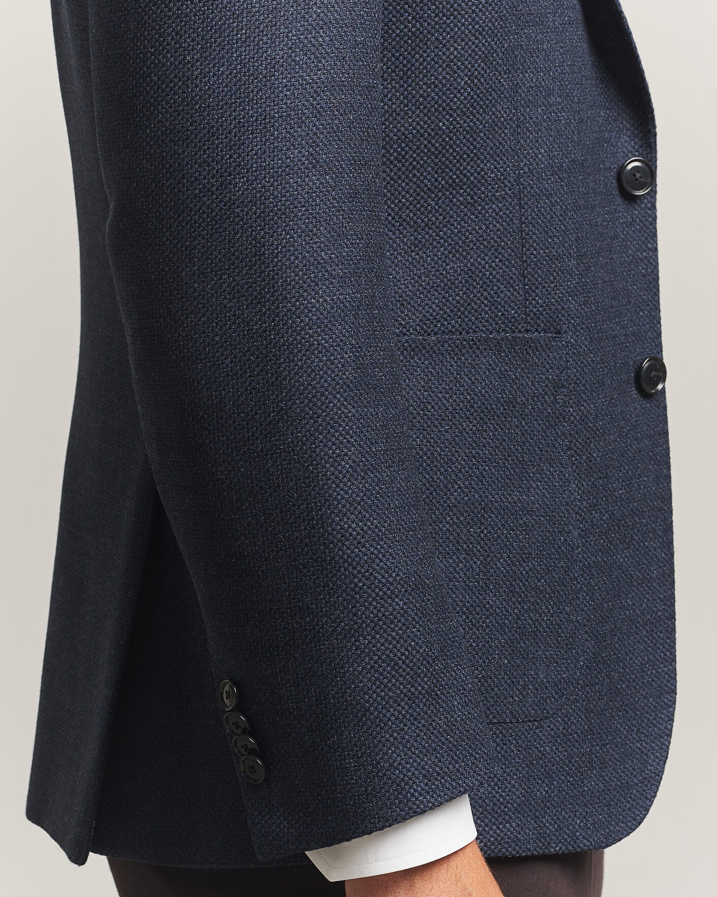 Hombres | Blazers | BOSS BLACK | Hutson Wool Patch Pocket Blazer Dark Blue