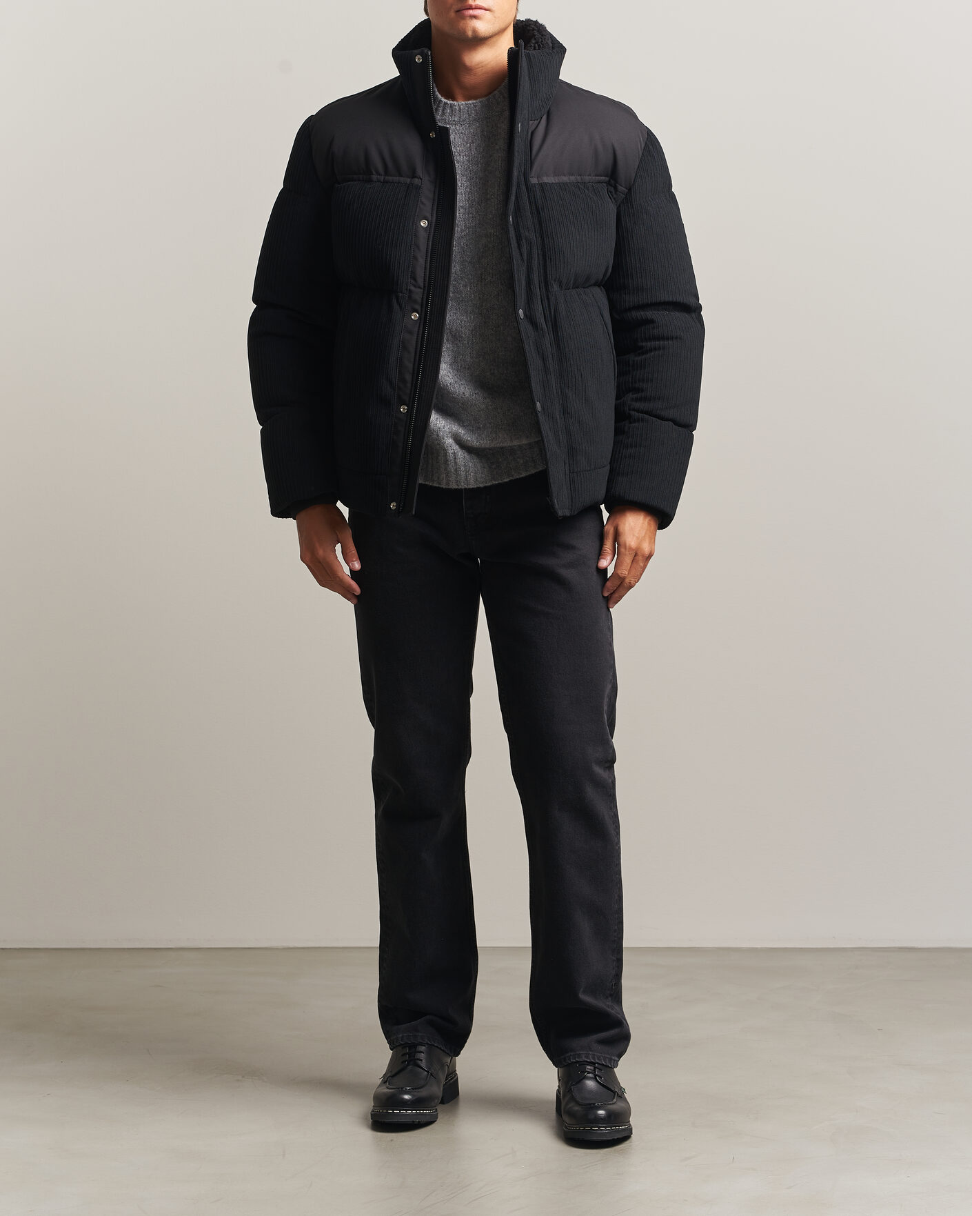 Hombres | Abrigos y chaquetas | BOSS ORANGE | Ocord Corduroy Jacket Black