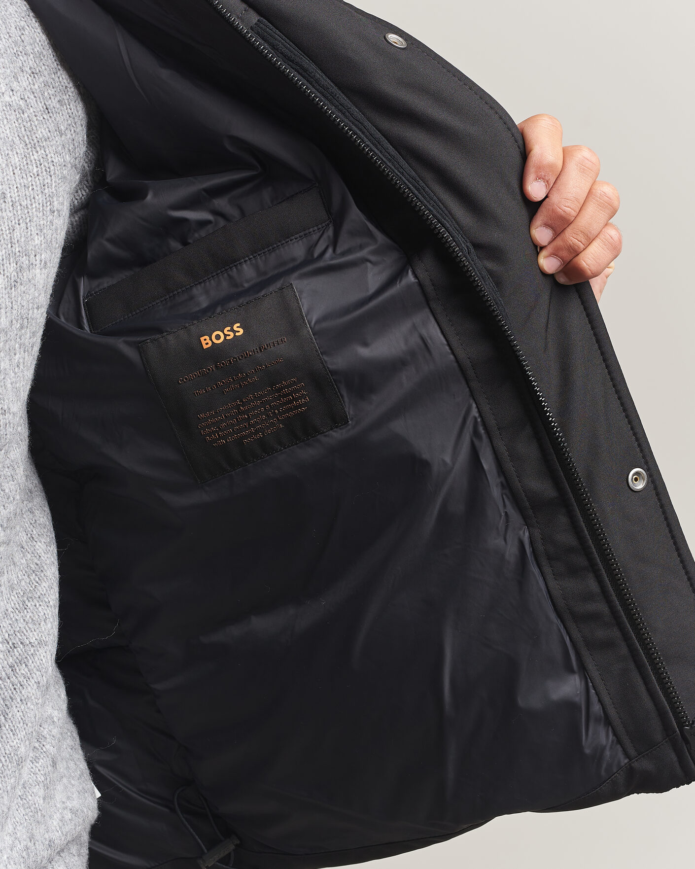 Hombres | Abrigos y chaquetas | BOSS ORANGE | Ocord Corduroy Jacket Black