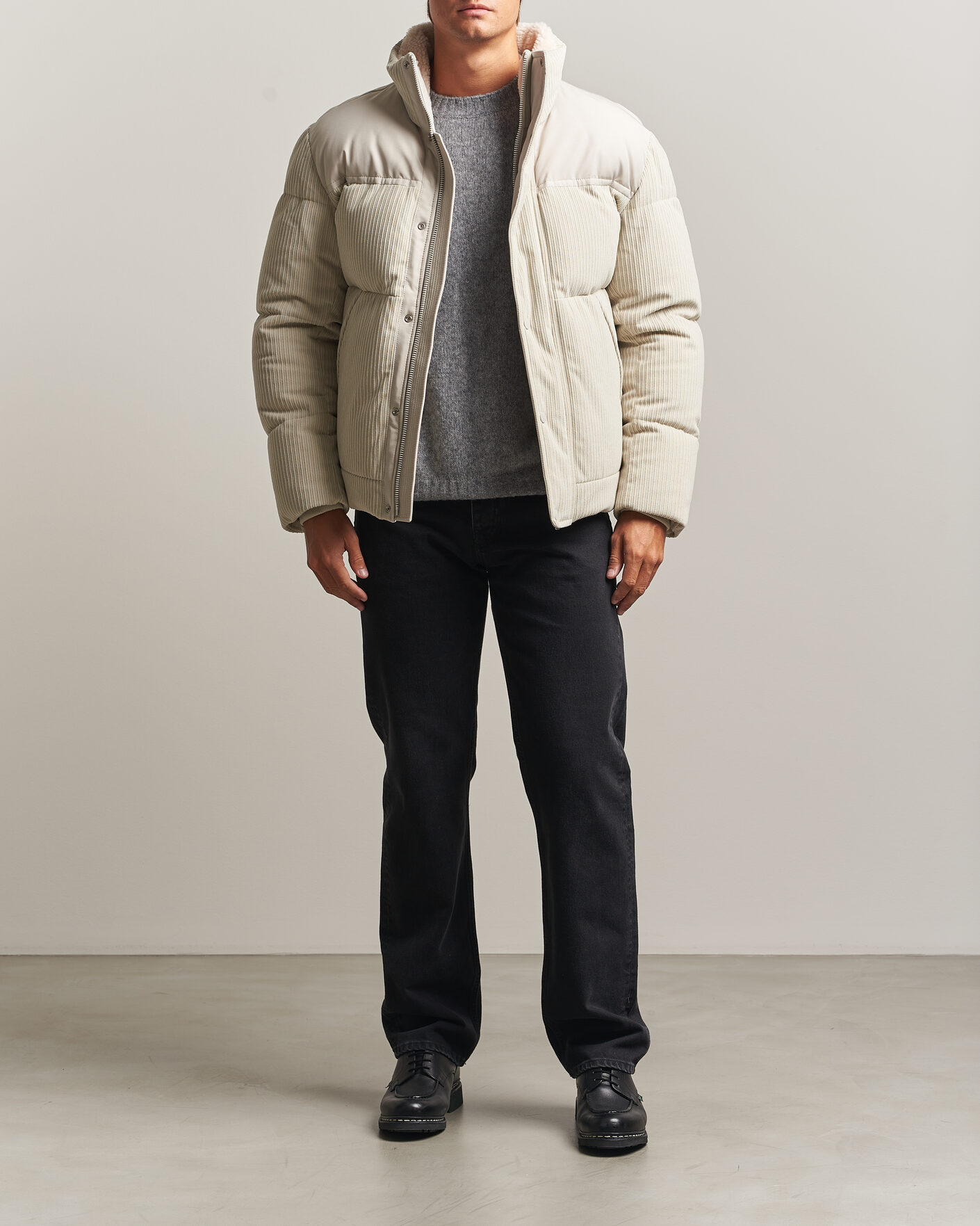 Hombres | Abrigos y chaquetas | BOSS ORANGE | Ocord Corduroy Jacket Light Beige