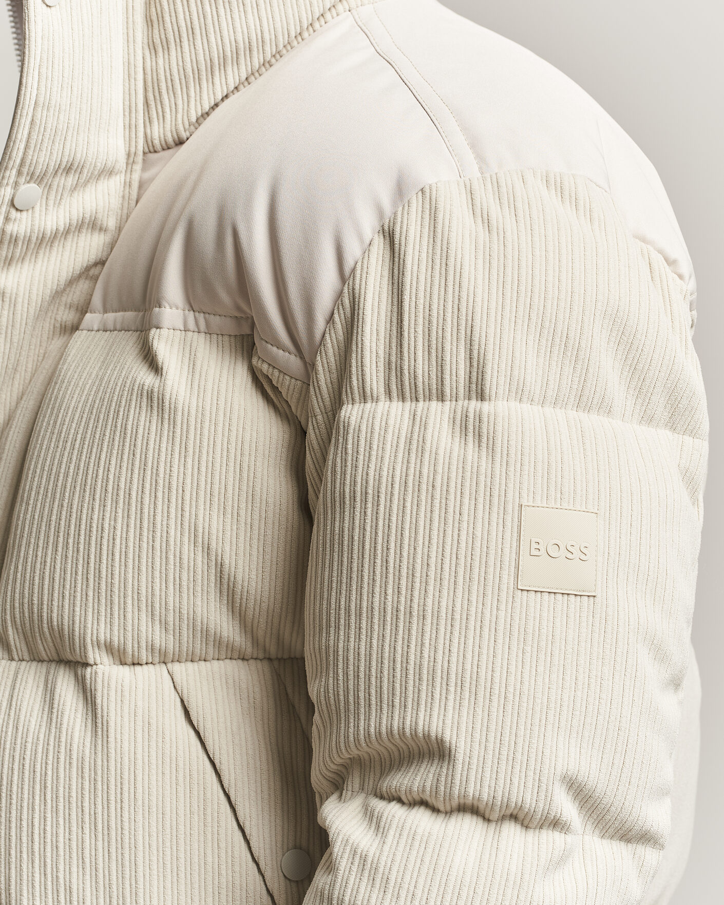 Hombres | Abrigos y chaquetas | BOSS ORANGE | Ocord Corduroy Jacket Light Beige