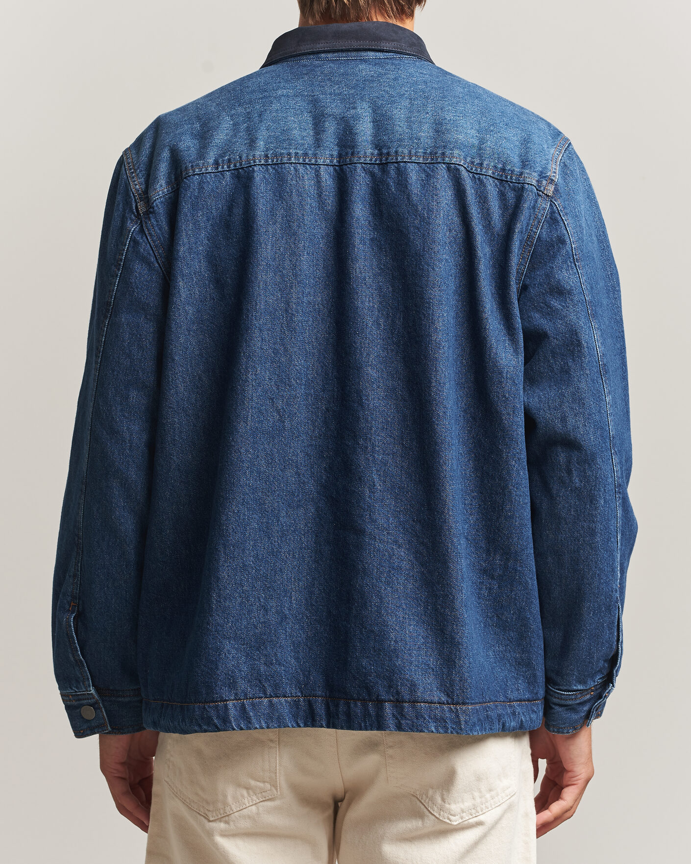 Hombres | Camisas | BOSS ORANGE | Laredo Denim Overshirt Navy