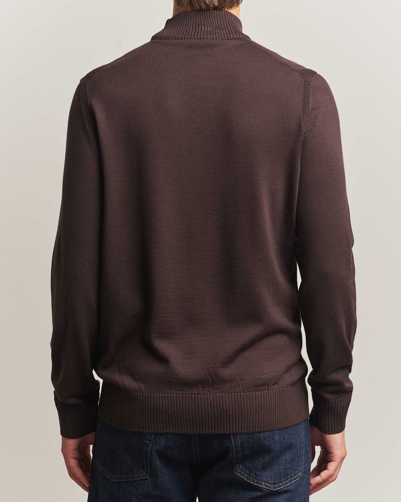 Hombres | Jerséis y prendas de punto | BOSS ORANGE | Avac Knitted Turtleneck Dark Brown