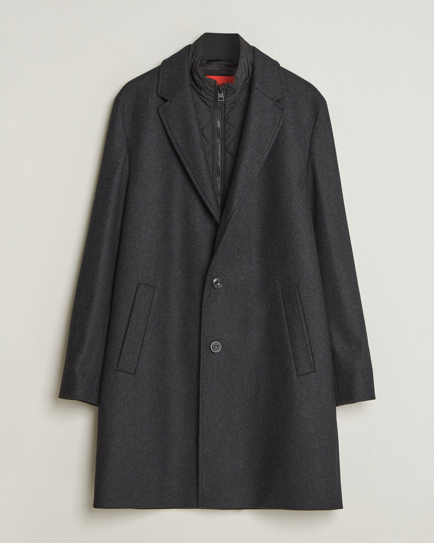 Hombres | Abrigos y chaquetas | HUGO | Milogan Bib Coat Black