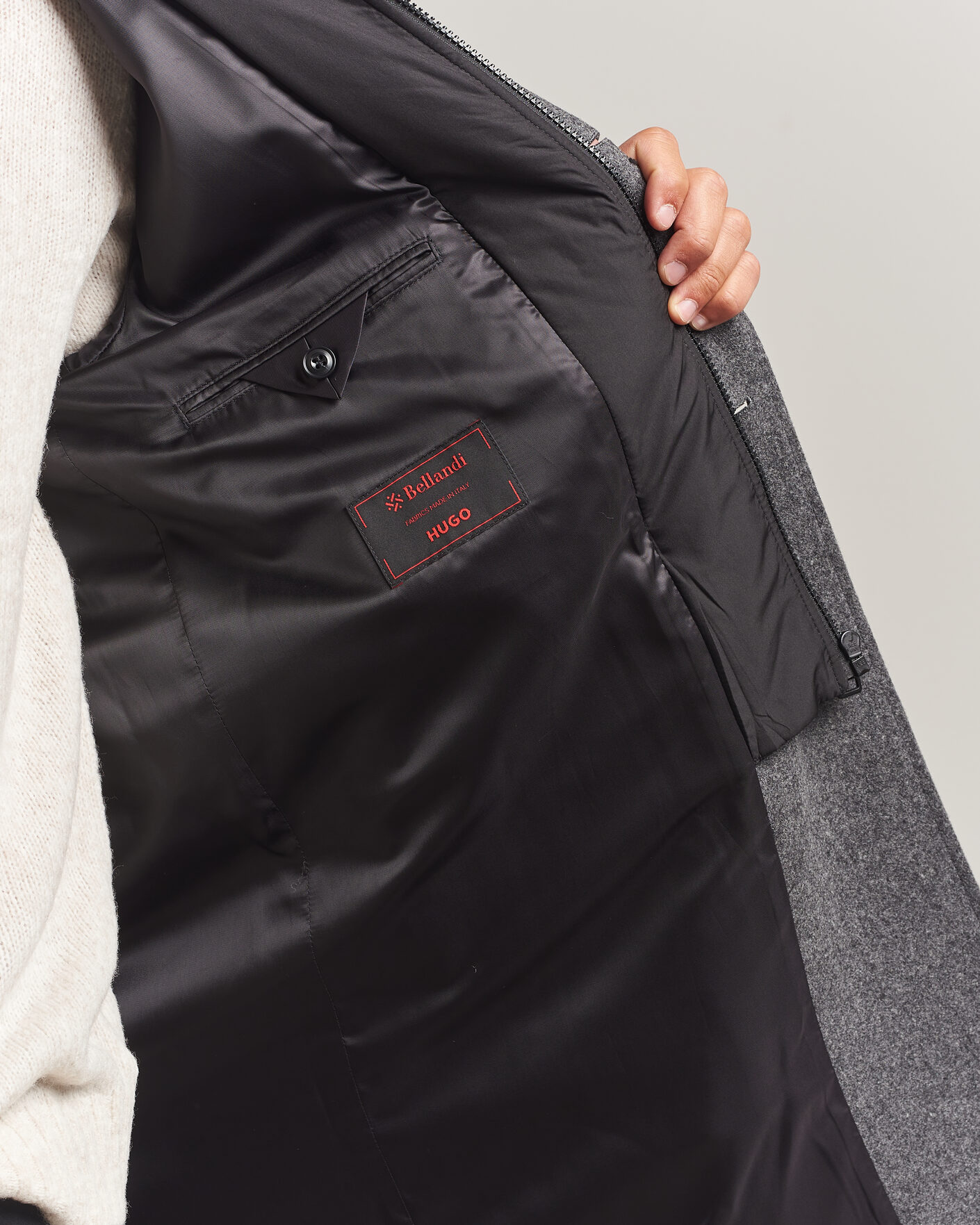 Hombres | Abrigos y chaquetas | HUGO | Milogan Bib Coat Dark Grey