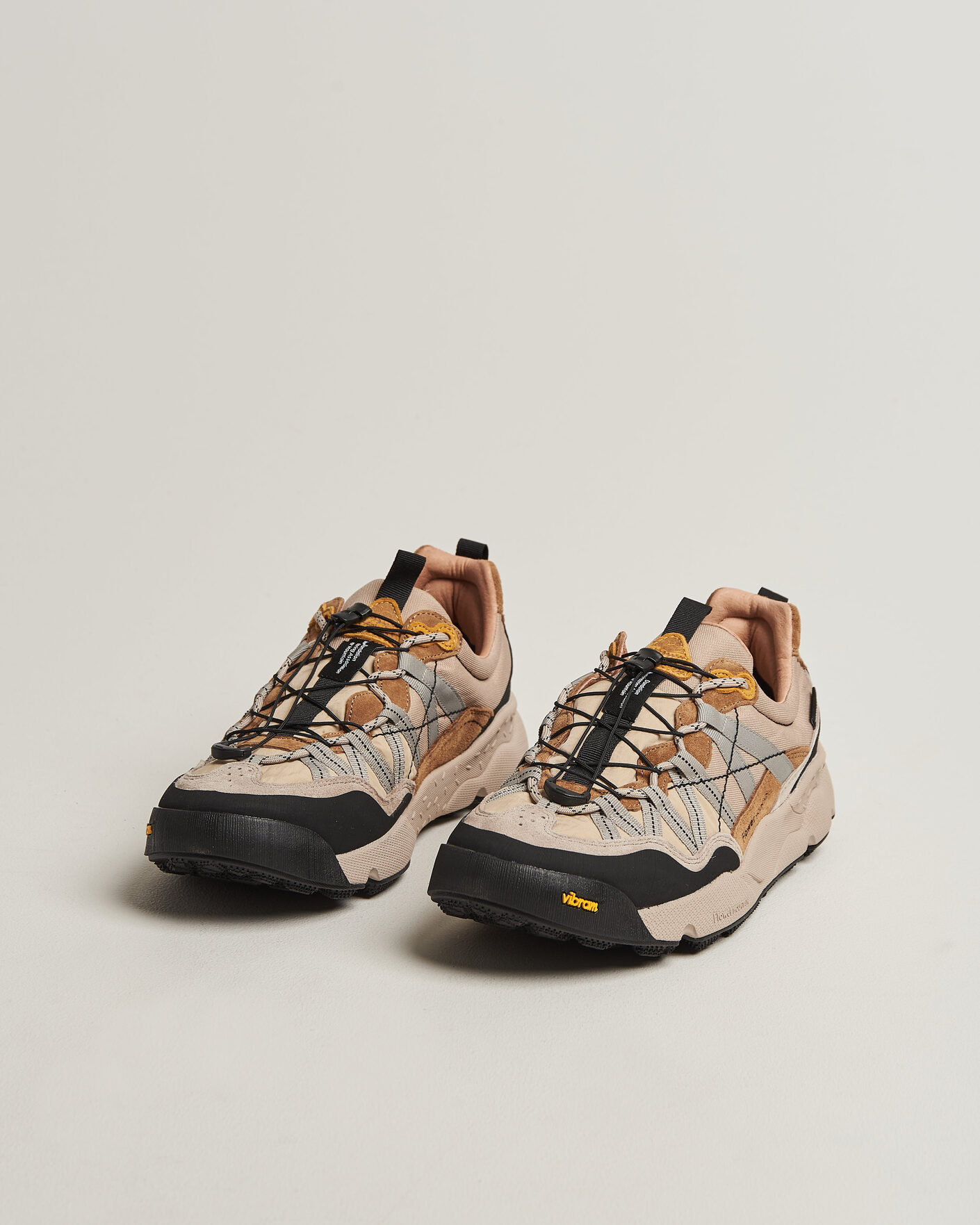 Hombres | Zapatillas | Flower Mountain | Iwano 2 Suede/Nylon Trail Sneaker Beige