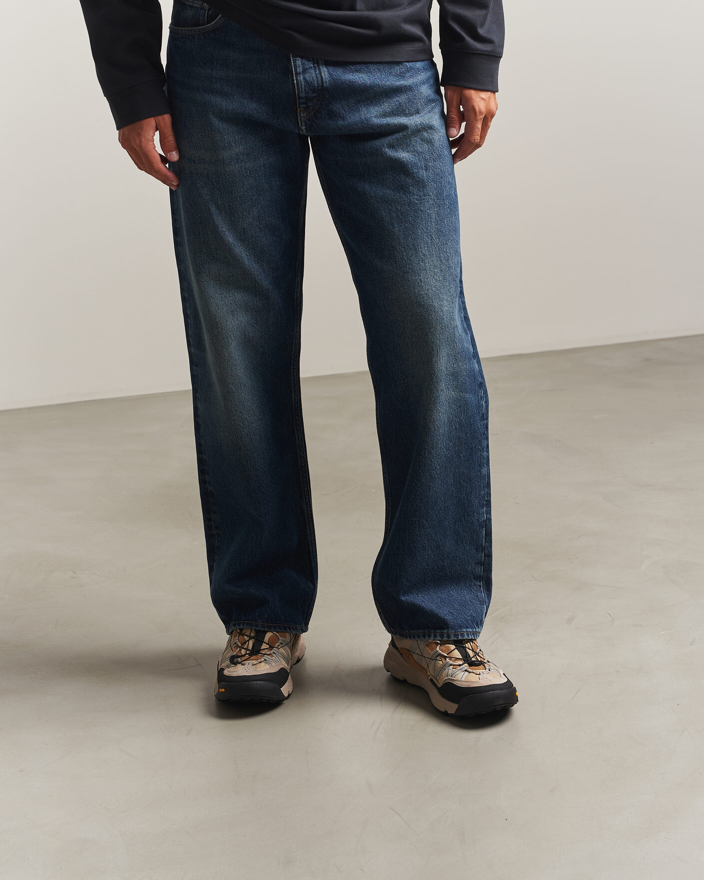 Hombres | Zapatillas | Flower Mountain | Iwano 2 Suede/Nylon Trail Sneaker Beige