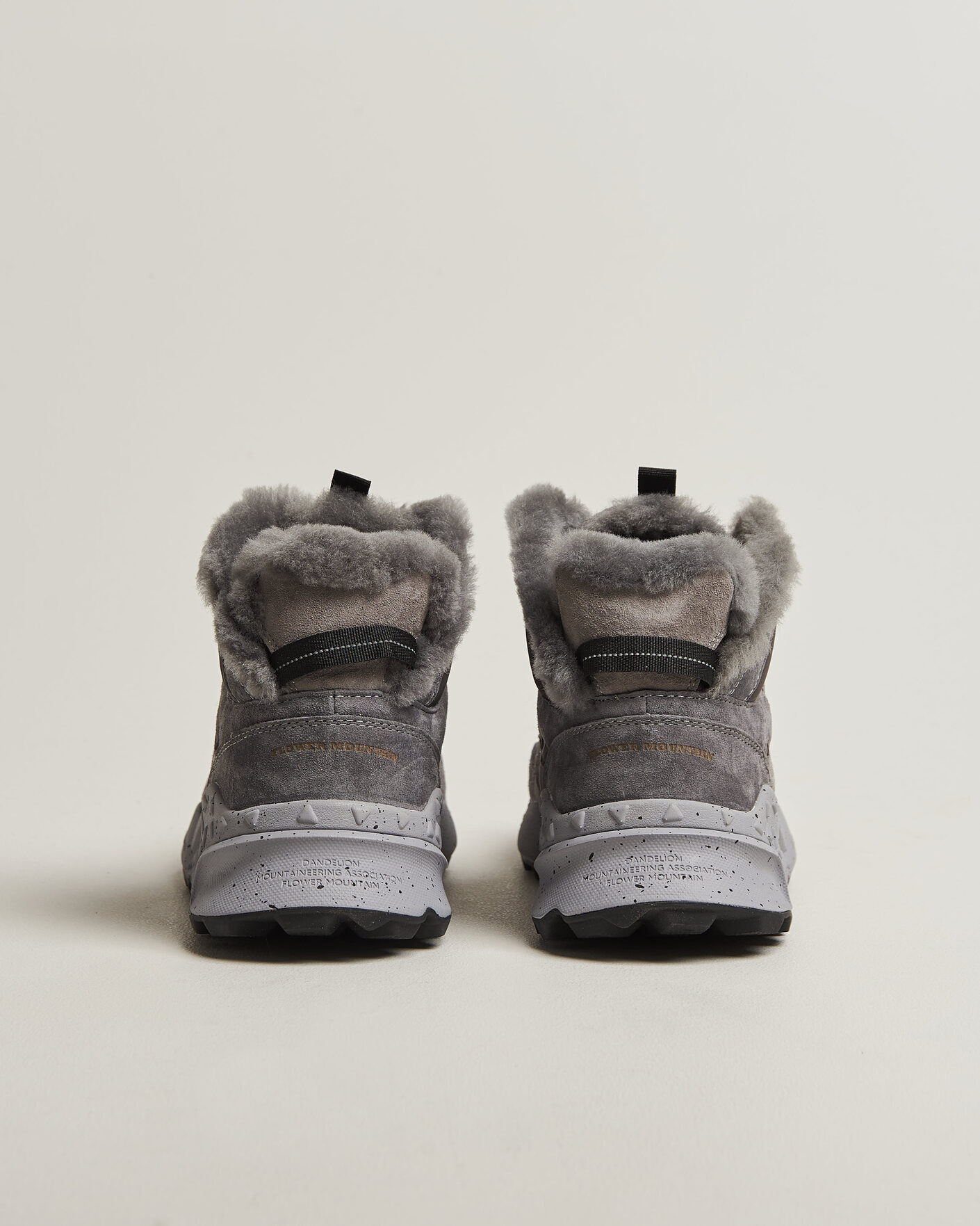 Hombres | Zapatillas | Flower Mountain | Yamano 3 Mid Suede/Sherling Sneaker Grey