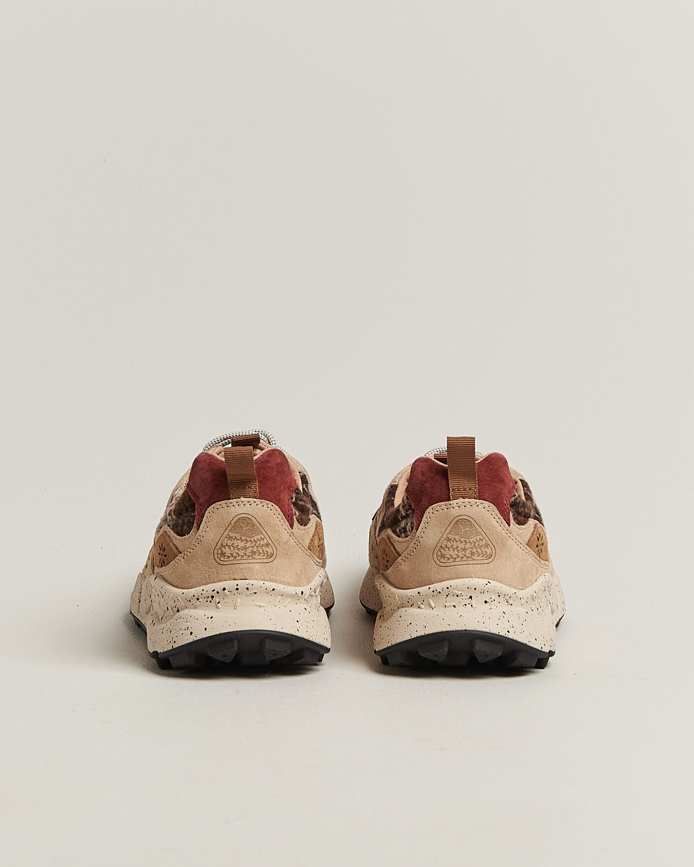 Hombres | Zapatillas | Flower Mountain | Yamano 3 Suede/Wool Check Sneaker Brown