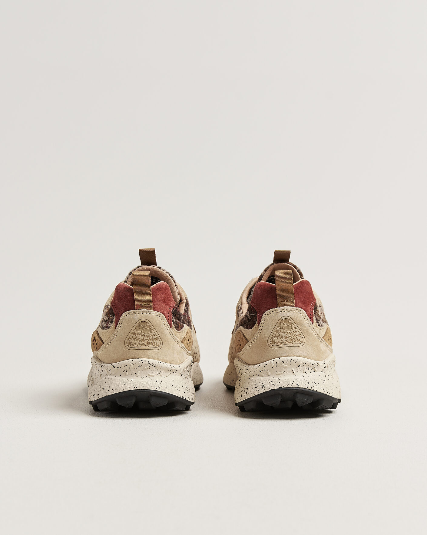Hombres | Zapatillas | Flower Mountain | Yamano 3 Suede/Wool Check Sneaker Brown
