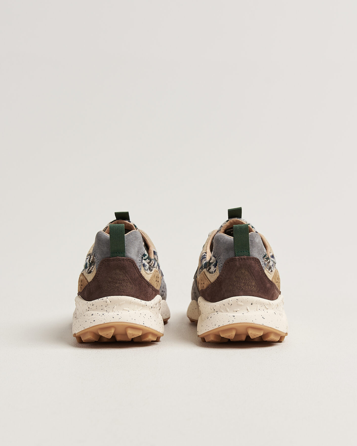 Hombres | Zapatillas | Flower Mountain | Yamano 3 Suede/Houndstooth Sneaker Multi