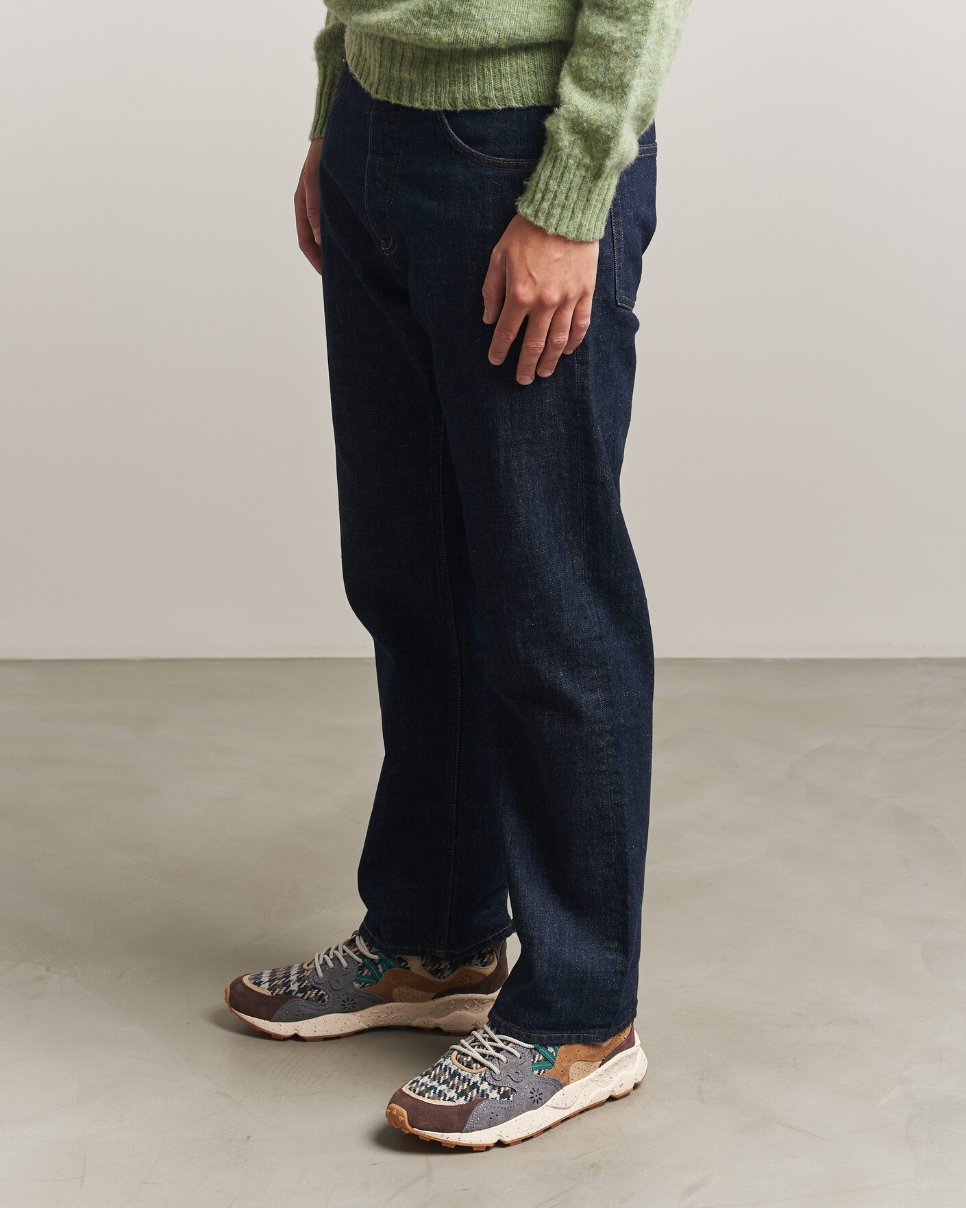 Hombres | Zapatillas | Flower Mountain | Yamano 3 Suede/Houndstooth Sneaker Multi
