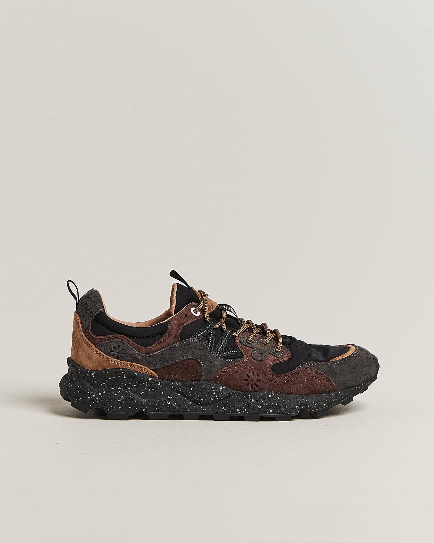 Hombres | Zapatillas | Flower Mountain | Yamano 3 Suede/Nylon Sneaker Black/Brown