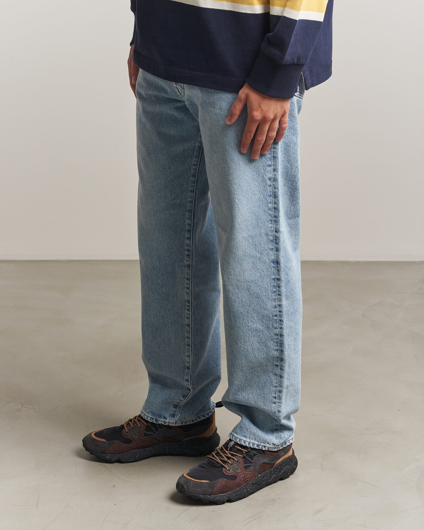 Hombres | Zapatillas | Flower Mountain | Yamano 3 Suede/Nylon Sneaker Black/Brown