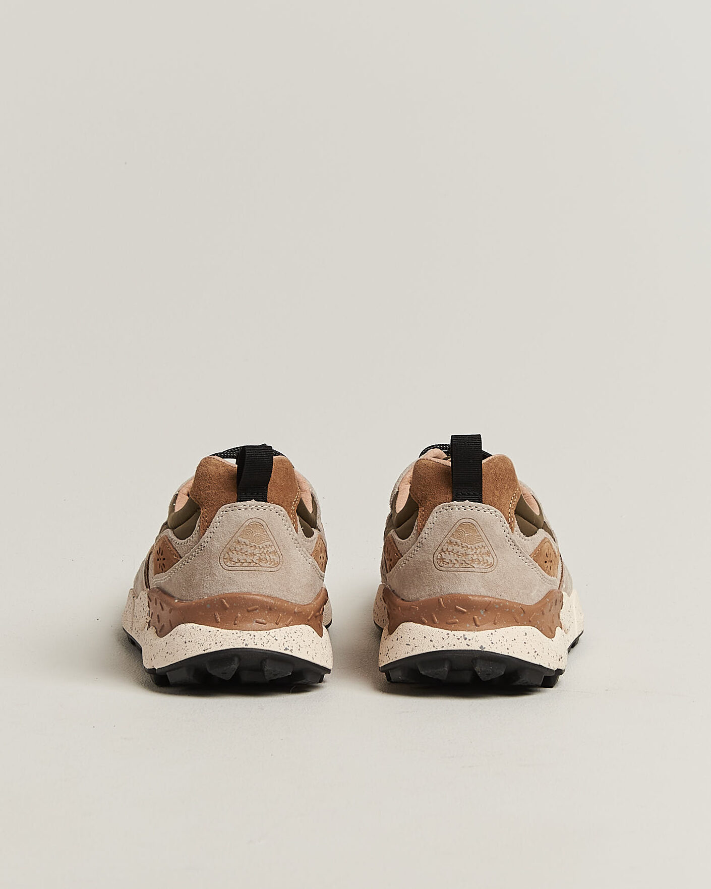 Hombres | Zapatillas | Flower Mountain | Yamano 3 Suede/Nylon Sneaker Cream/Brown