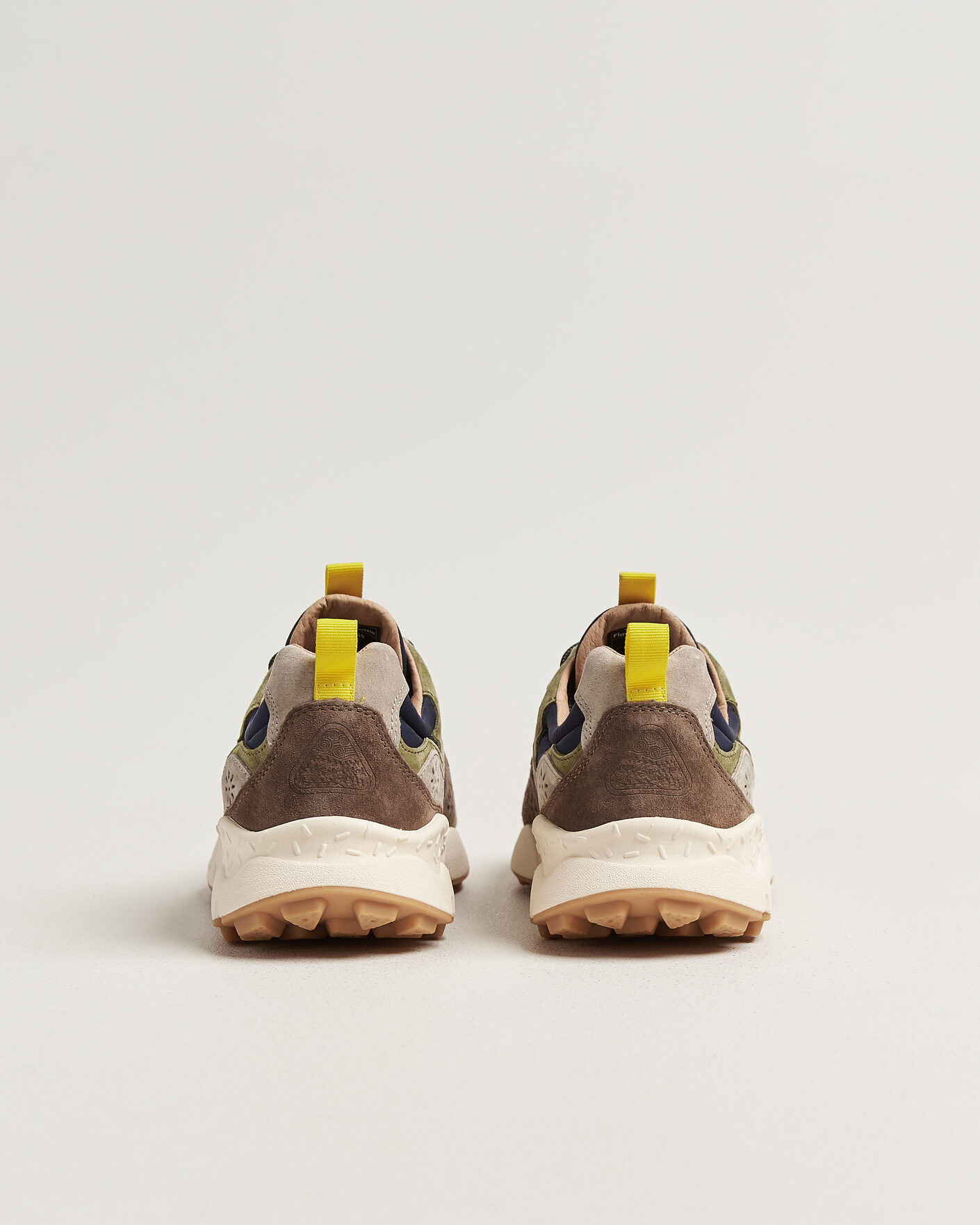 Hombres | Zapatillas | Flower Mountain | Yamano 3 Suede/Nylon Sneaker Dark Grey/Brown