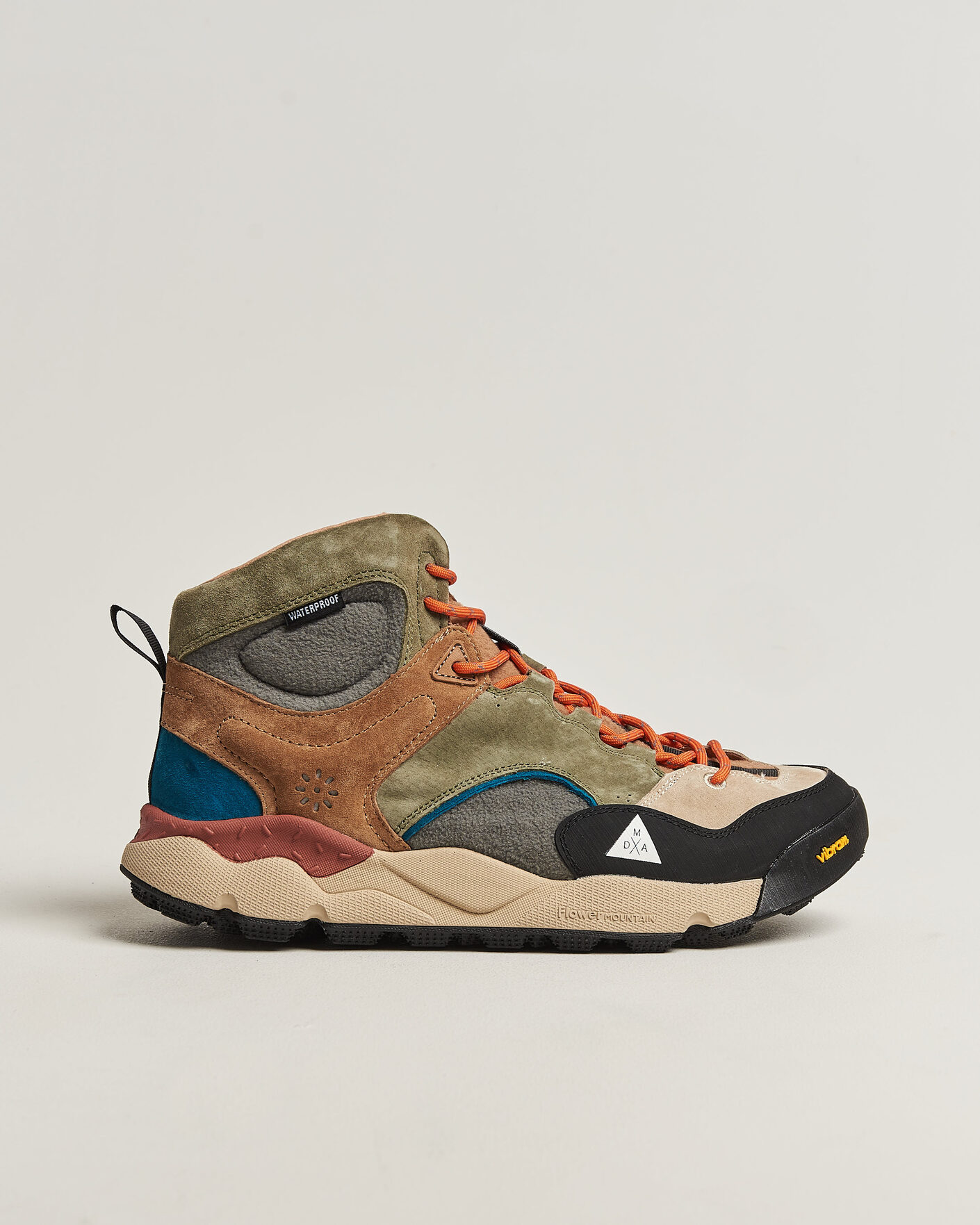 Hombres | Zapatillas | Flower Mountain | Back Country Mid Suede/Leather Sneaker Multi