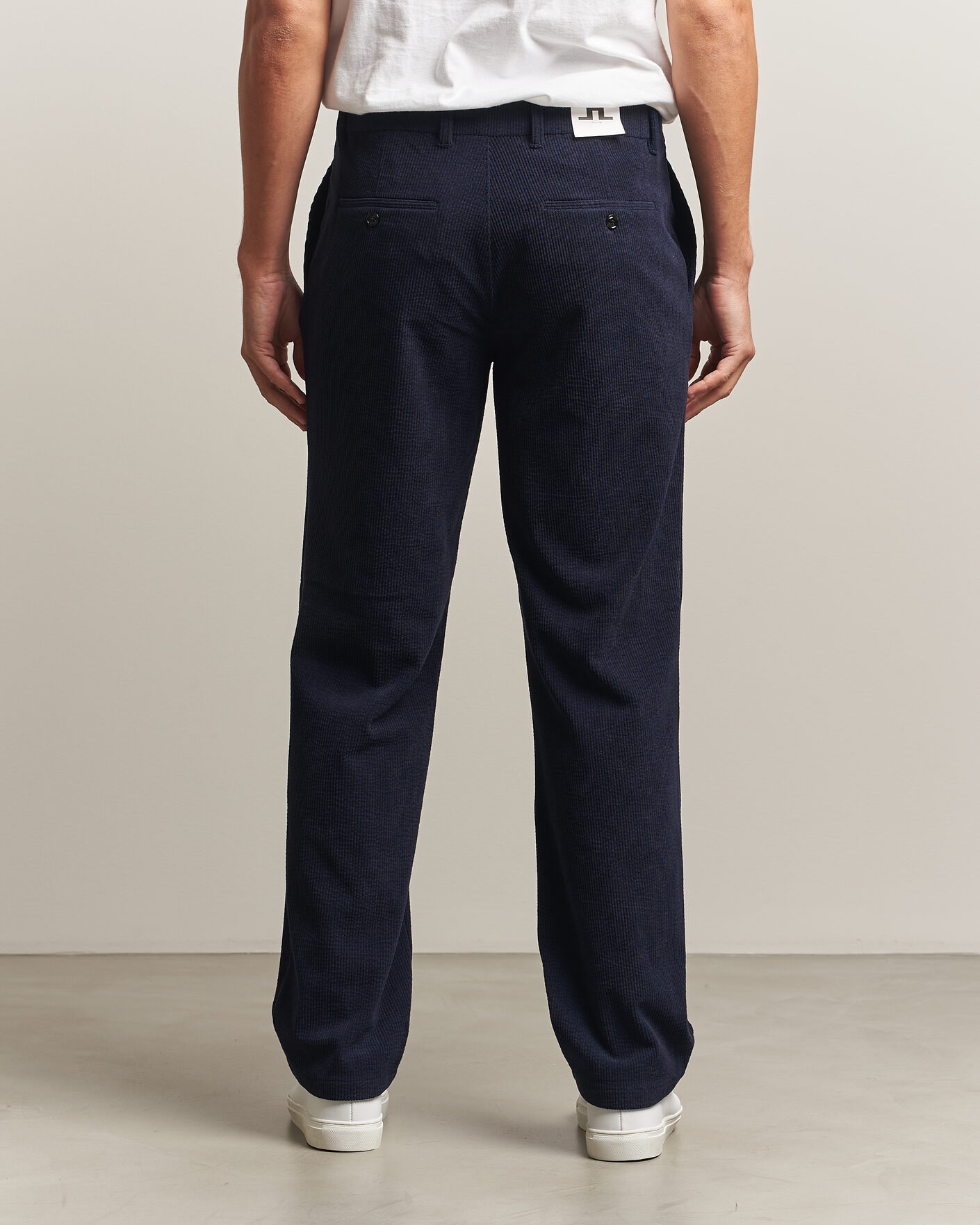 Hombres | Pantalones | J.Lindeberg | Logan Drape Cord Pants JL Navy