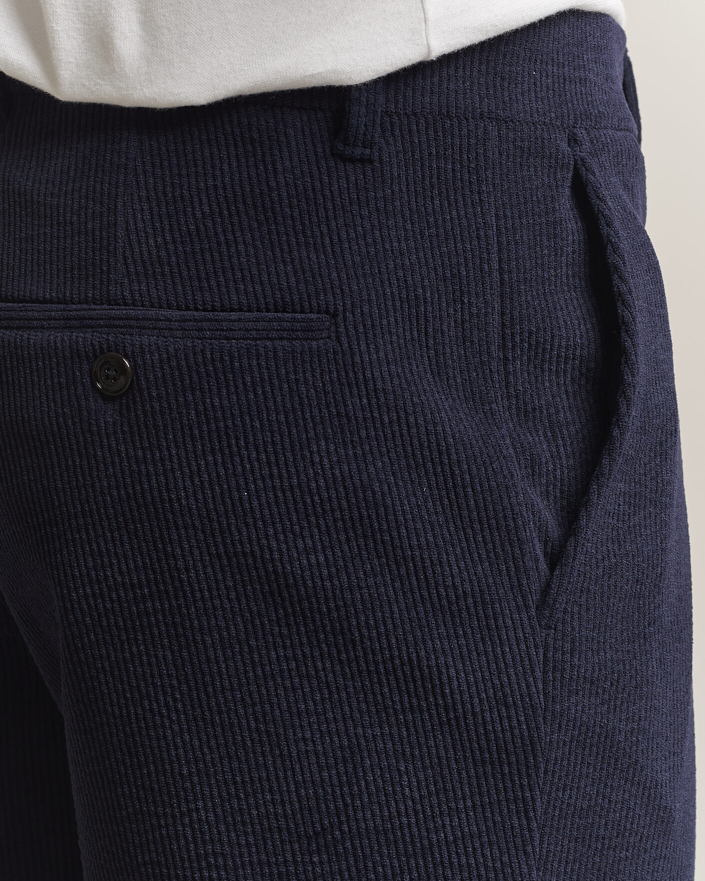 Hombres | Pantalones | J.Lindeberg | Logan Drape Cord Pants JL Navy