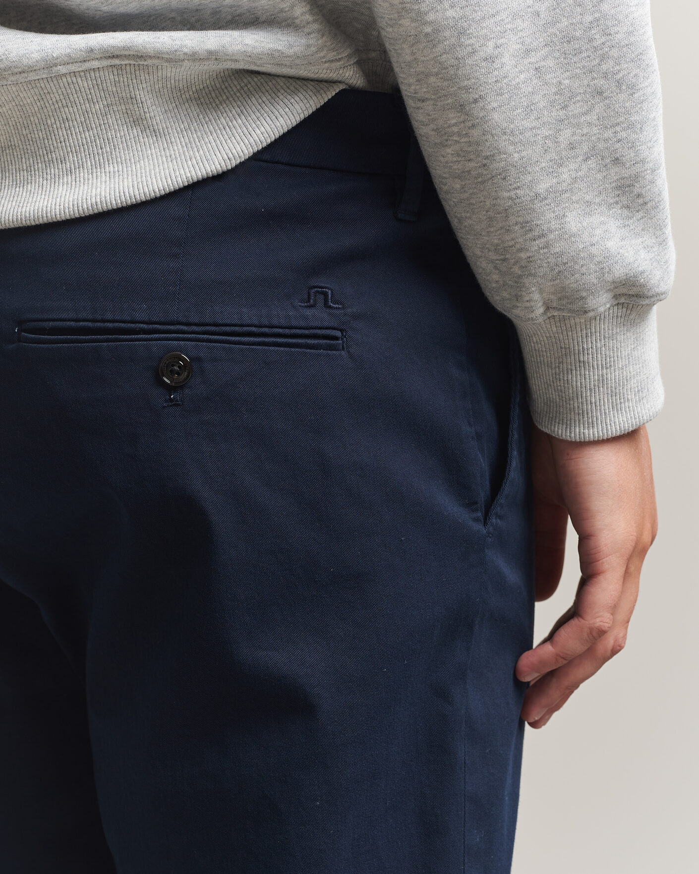 Hombres | Pantalones | J.Lindeberg | Chaze Cotton Stretch Pants JL Navy