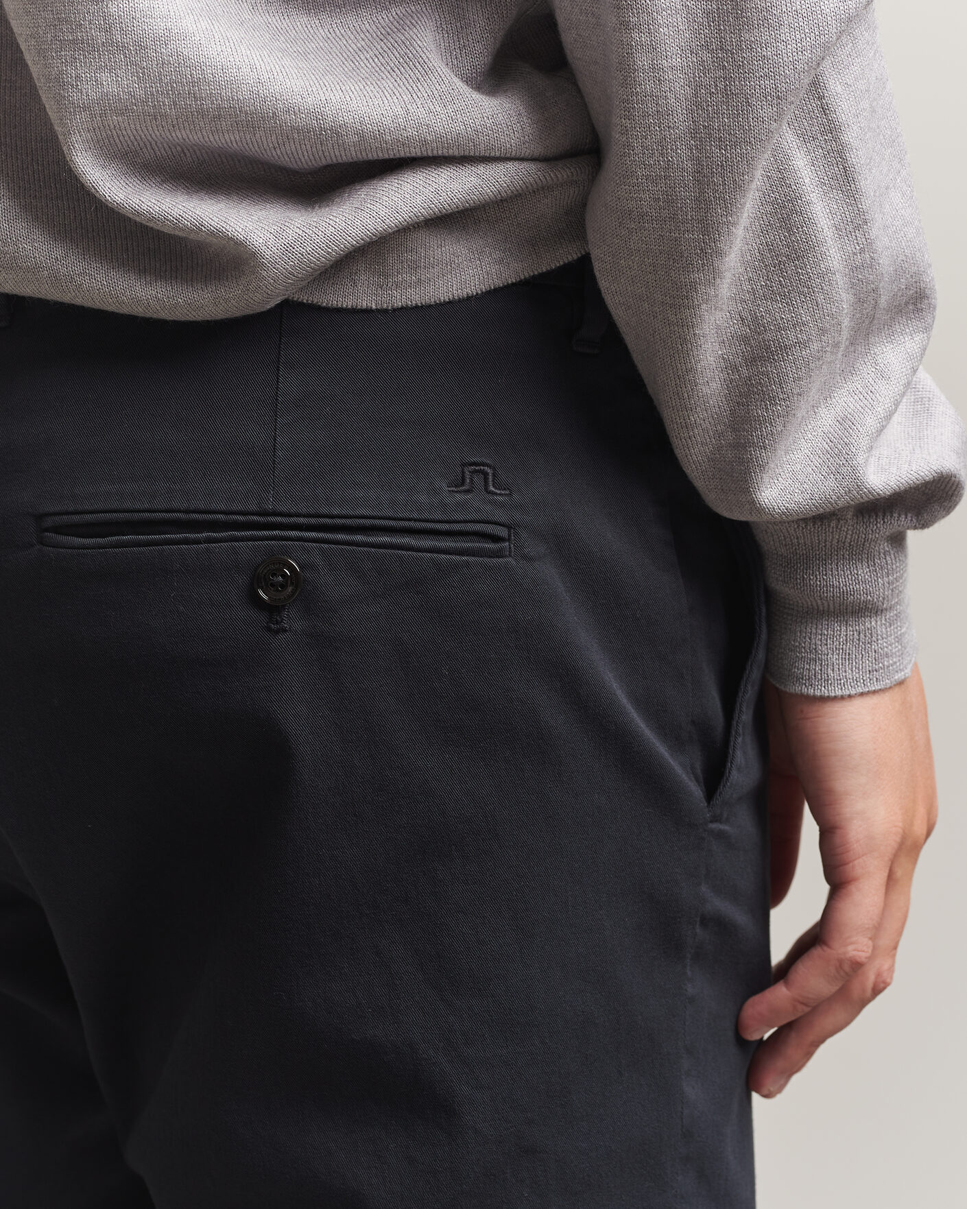 Hombres | Pantalones | J.Lindeberg | Chaze Cotton Stretch Pants Black
