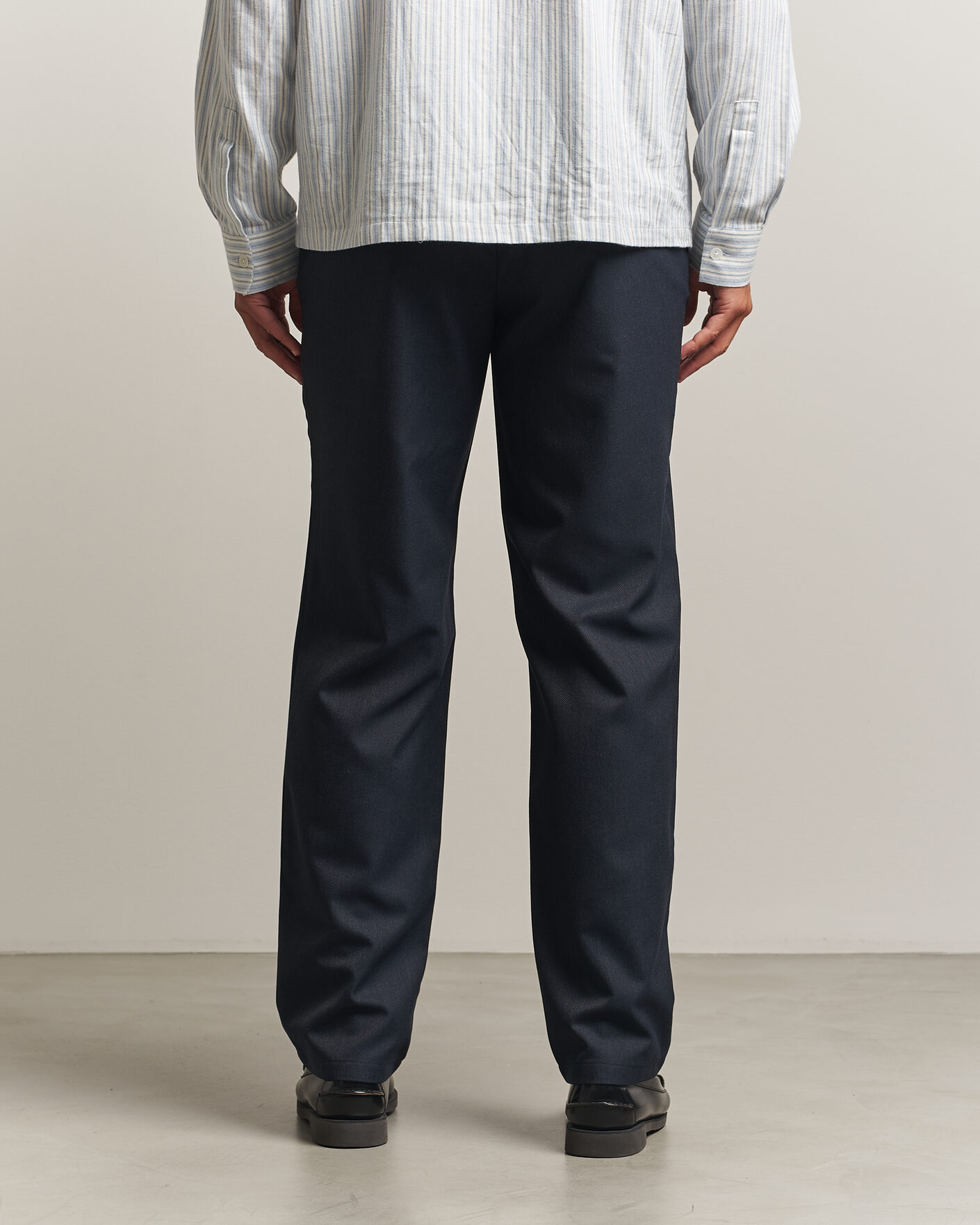 Hombres | Pantalones | J.Lindeberg | Logan Brushed Twill Pants JL Navy