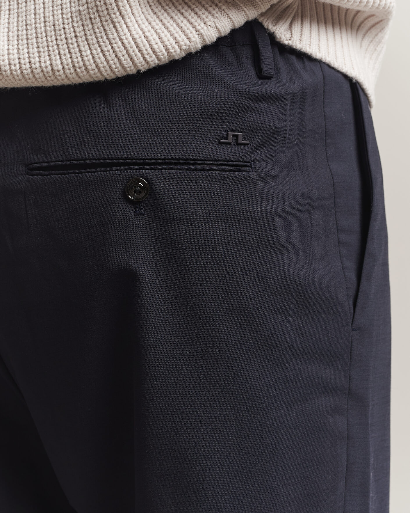 Hombres | Pantalones | J.Lindeberg | Harris Stretch Wool Pants JL Navy