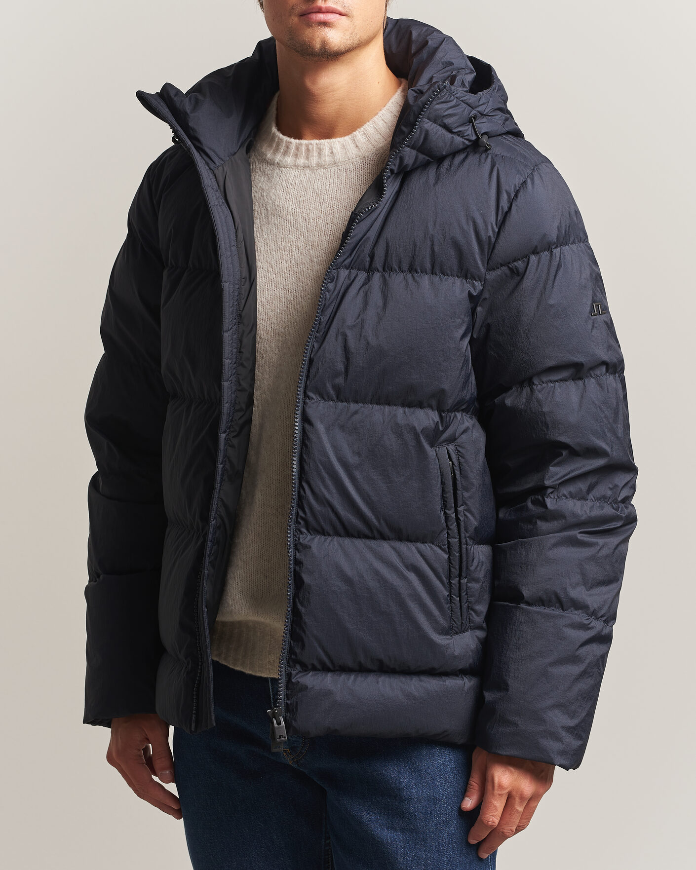 Hombres | Abrigos y chaquetas | J.Lindeberg | Daryl Crinkle Down Jacket JL Navy
