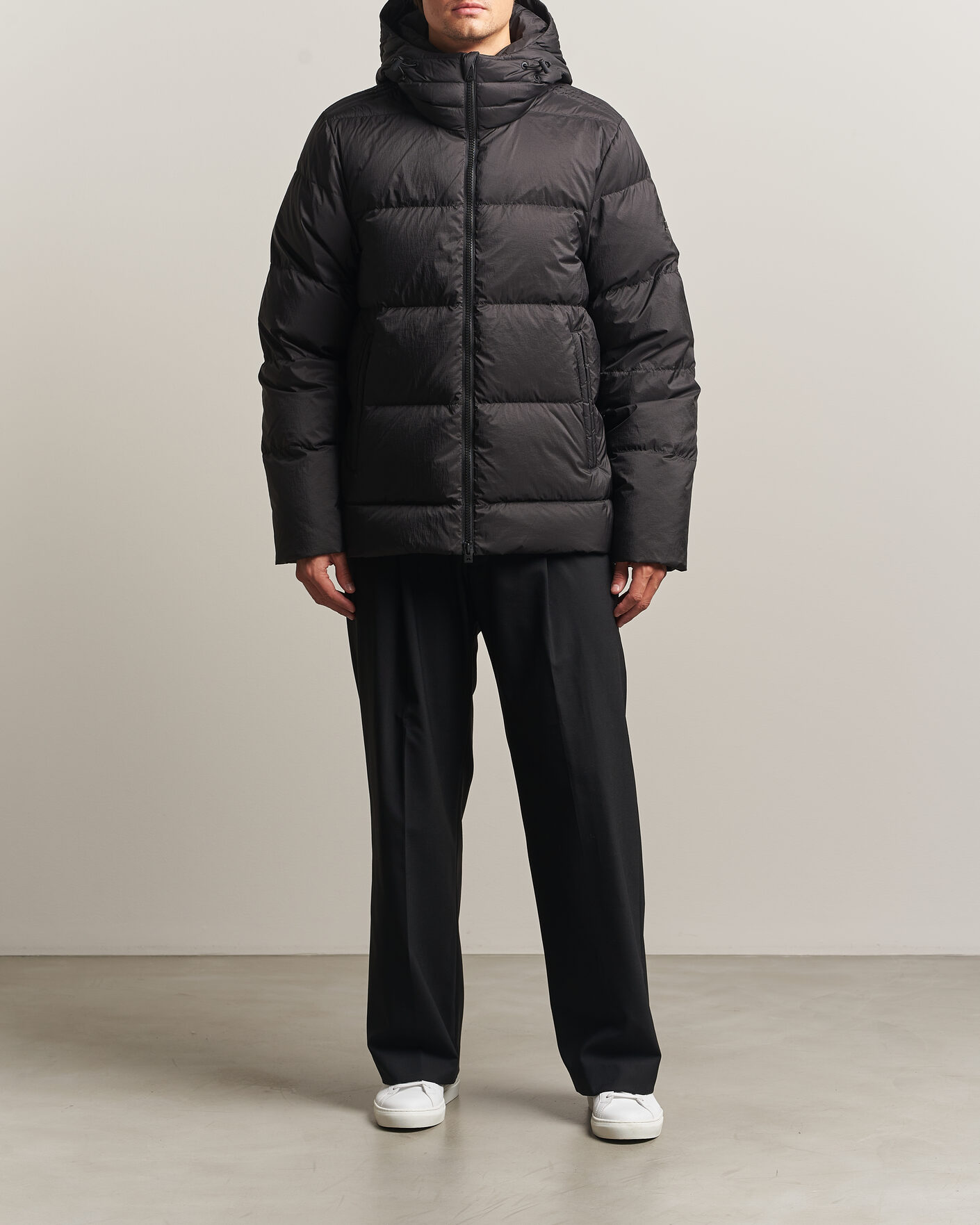 Hombres | Abrigos y chaquetas | J.Lindeberg | Daryl Crinkle Down Jacket Black