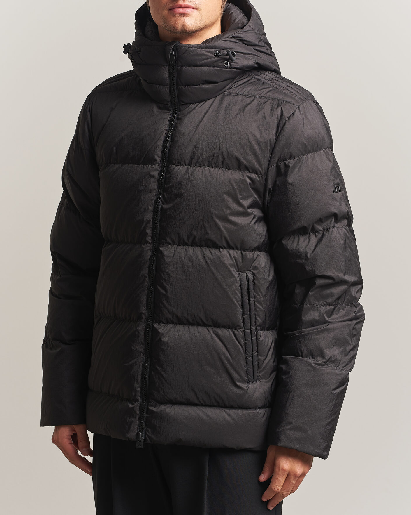 Hombres | Abrigos y chaquetas | J.Lindeberg | Daryl Crinkle Down Jacket Black