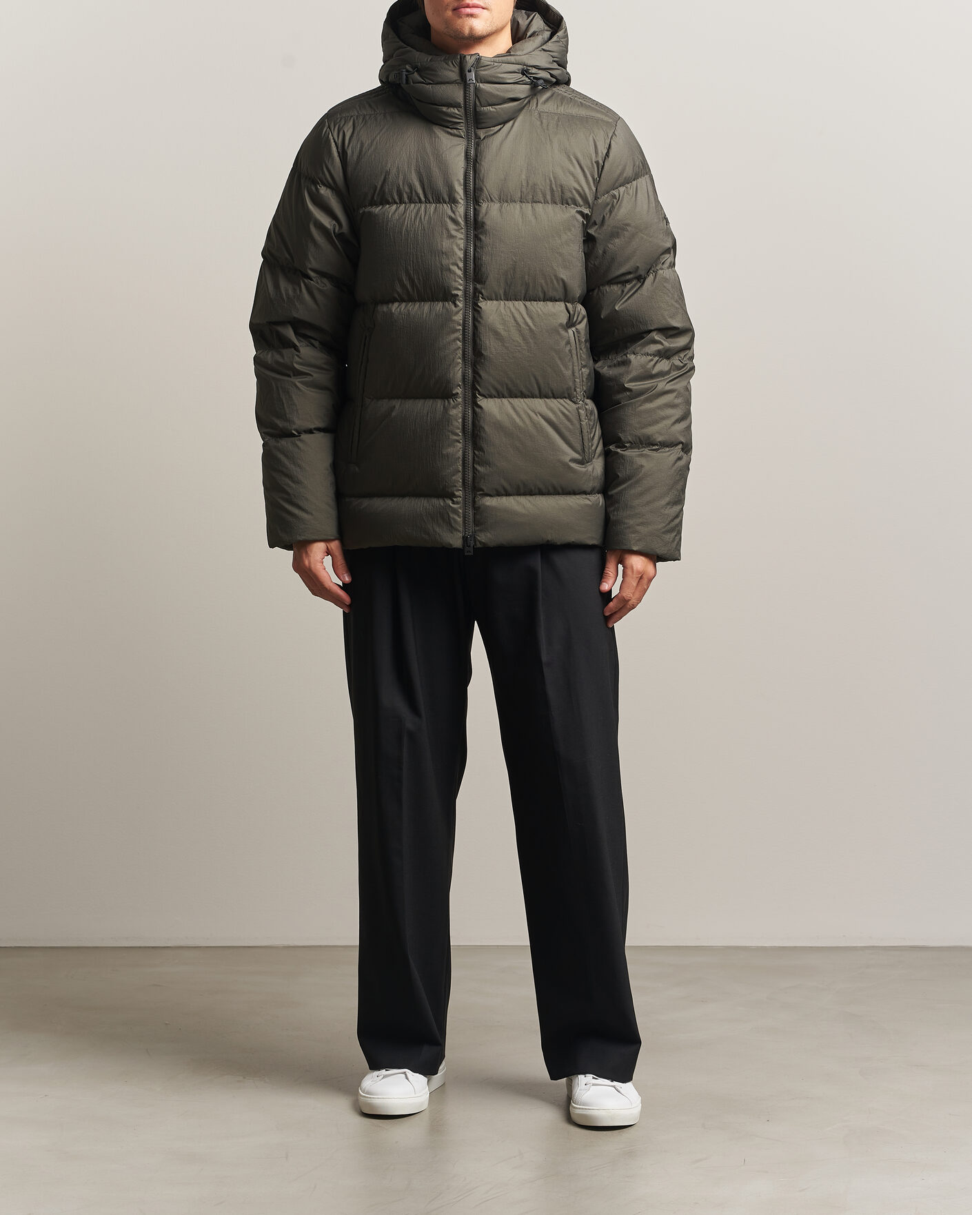 Hombres | Abrigos y chaquetas | J.Lindeberg | Daryl Crinkle Down Jacket Chimera Green