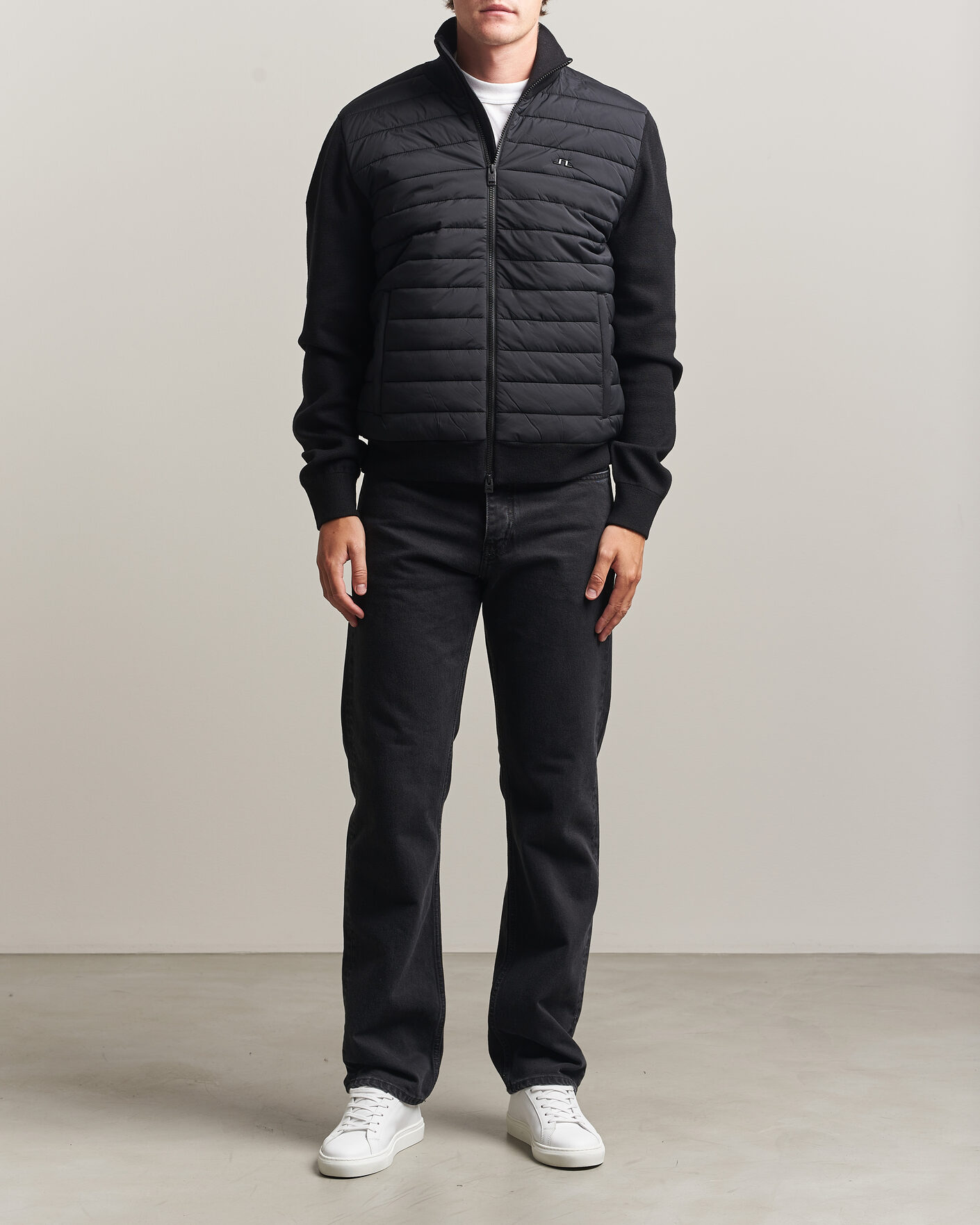 Hombres | Abrigos y chaquetas | J.Lindeberg | Boen Hybrid Jacket Black
