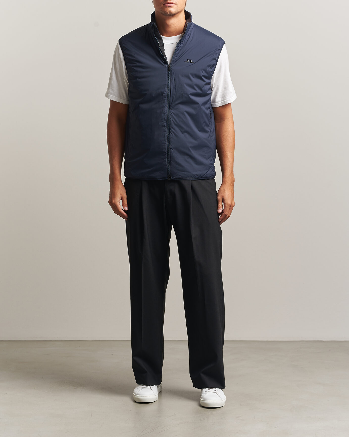Hombres | Chalecos | J.Lindeberg | Clinton Padded Vest JL Navy