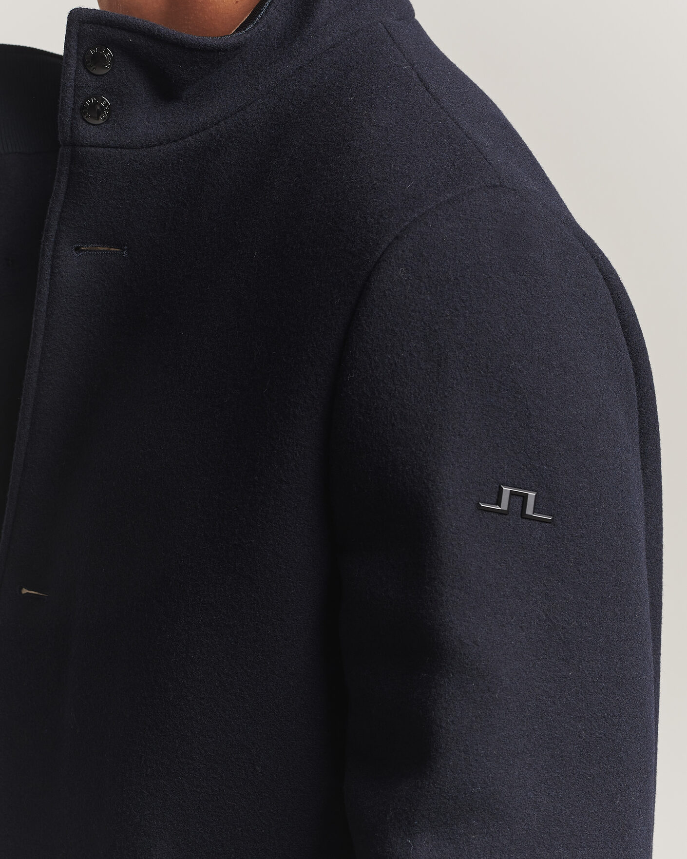 Hombres | Abrigos y chaquetas | J.Lindeberg | Lexon Wool Coat JL Navy