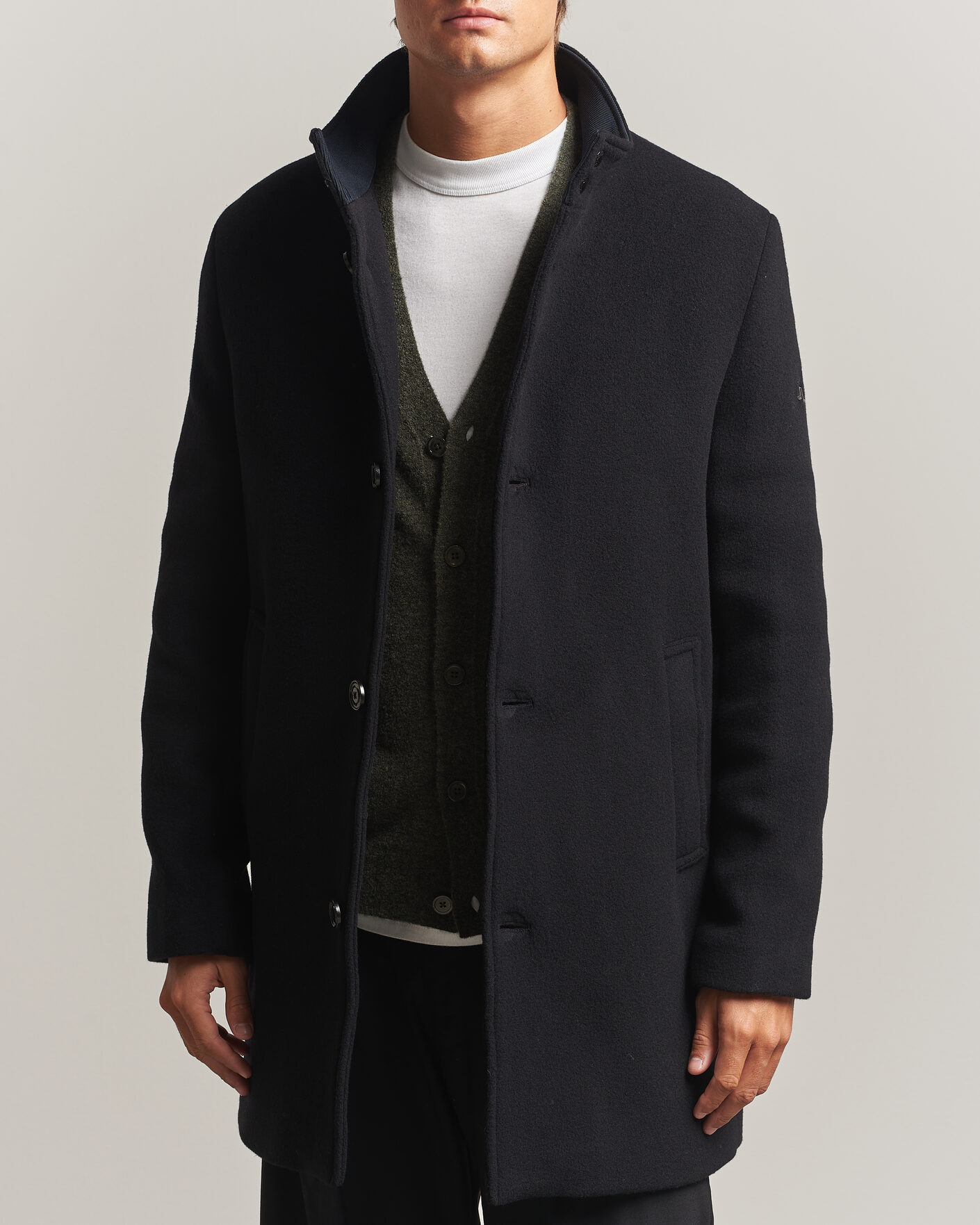 Hombres | Abrigos y chaquetas | J.Lindeberg | Lexon Wool Coat Black