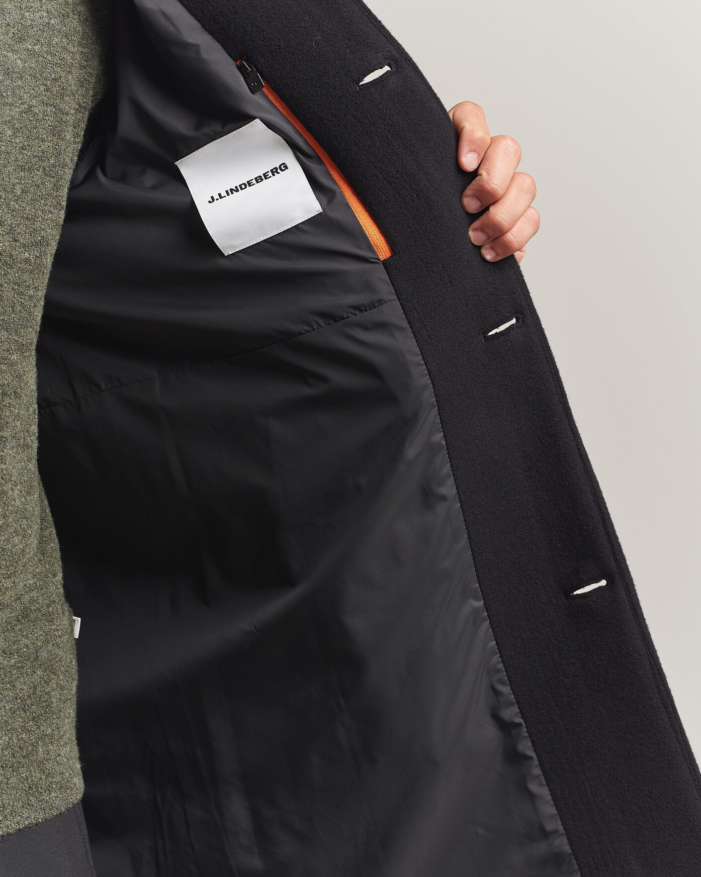 Hombres | Abrigos y chaquetas | J.Lindeberg | Lexon Wool Coat Black