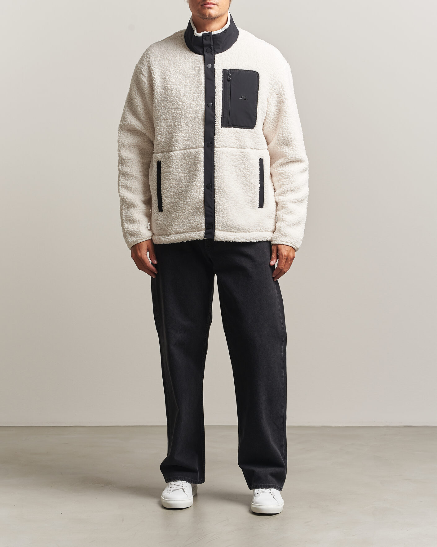 Hombres | Jerséis y prendas de punto | J.Lindeberg | Marshall Pile Full Zip Tofu